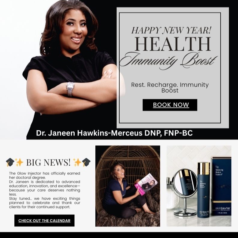 🎉 Happy New Year from Luxe Medical! 🎉
We’re stepping into the new year with gratitude, excitement, and amazing promotions ahead.
Thank you for your continued love and support—Dr. Janeen, DNP, FNP-BC appreciates you all.
✨ Big things are coming… stay tuned!