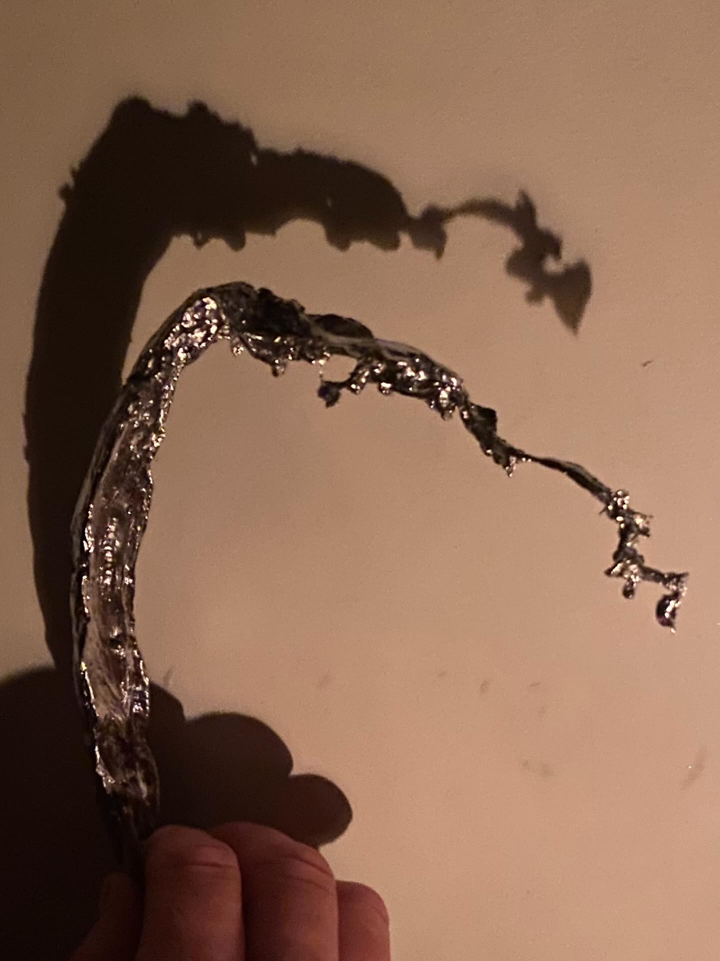 This years’ uudenvuodentina - the Finnish tradition of throwing molten tin into a bucket of water to see the future of the coming year. This is always fun to do - so many shapes in the shadow but I see a horses head or a fire breathing dragon in this one. I like to think that this this really is the year of the “Fire Horse”. I’m ready for it!
#uudenvuodentina #firehorse #finnishtradition #newyear #prediction