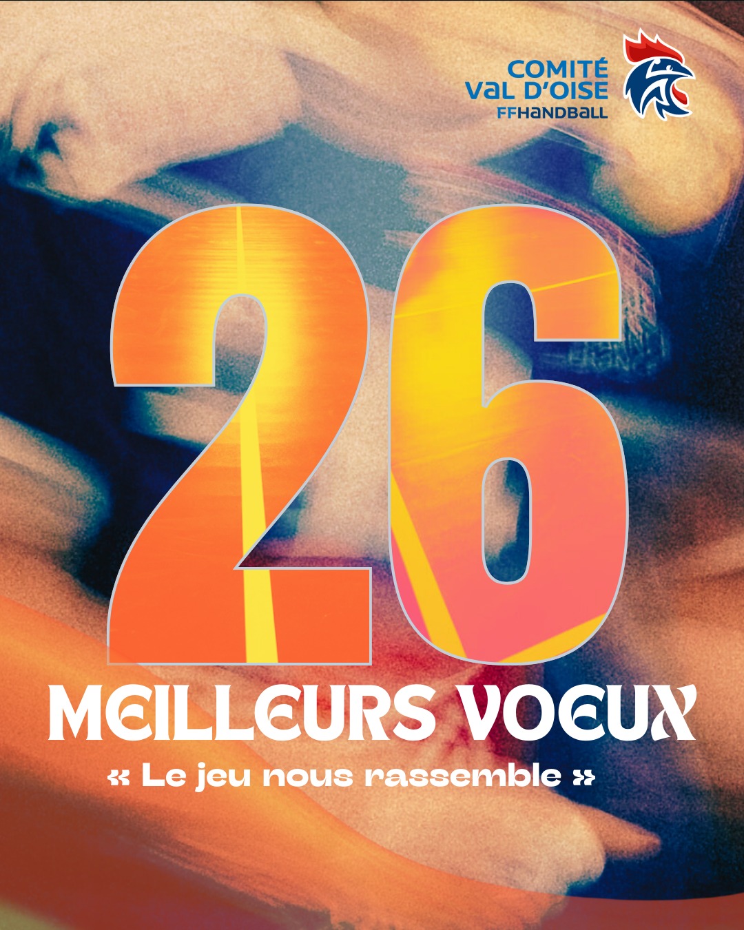 💯Les administrateurs et les salariés du Comité 95 handball vous souhaite une bonne année 2026🎉