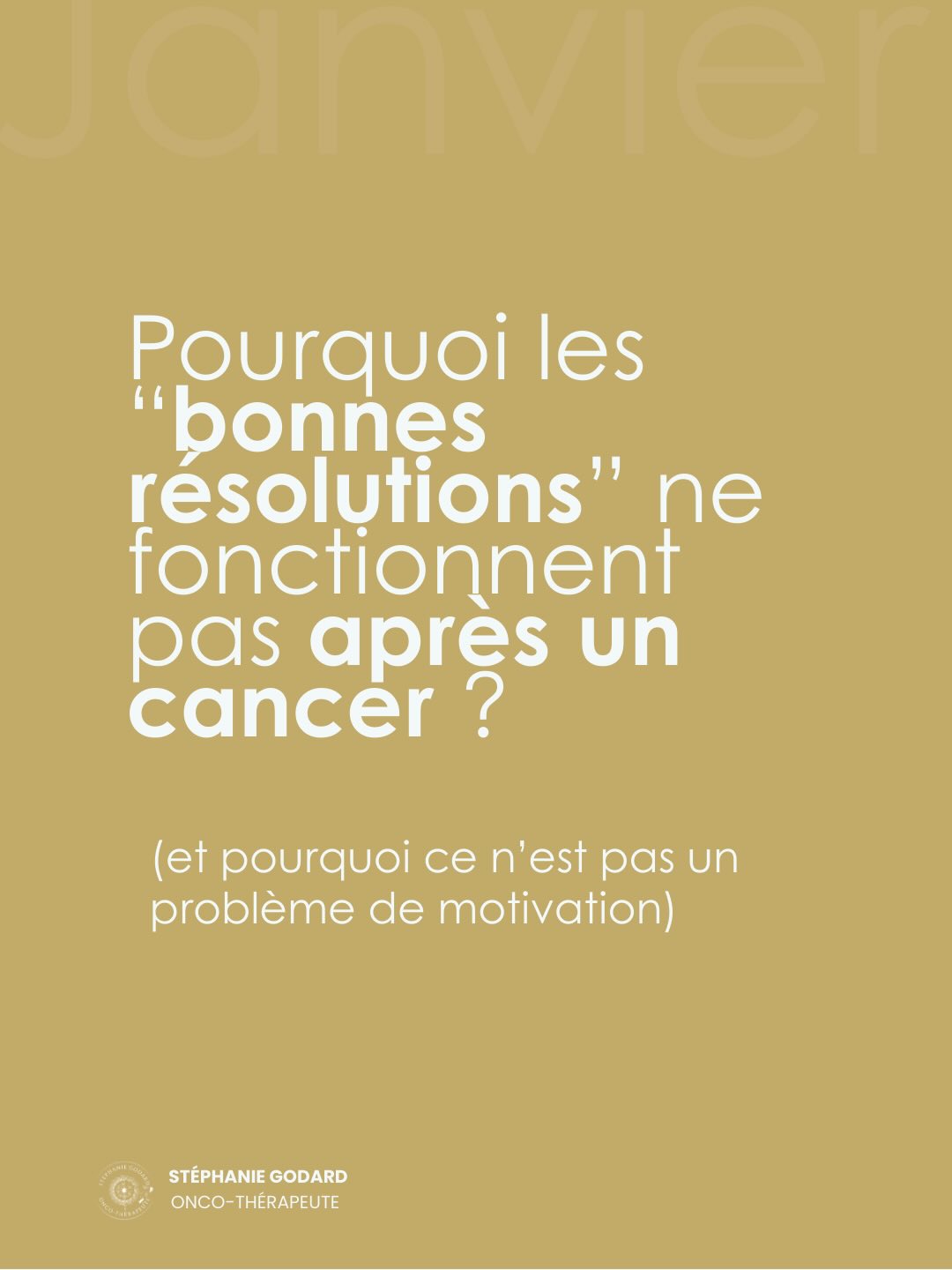 En janvier, les bonnes résolutions occupent tout l’espace : reprise, projection, objectifs, contrôle retrouvé 🎯
Mais ce discours repose sur un présupposé rarement interrogé : un corps fiable, un psychisme disponible, un avenir projetable.
❌Or le cancer vient précisément rompre cette continuité.
Pendant les traitements contre le cancer, le corps ne répond plus à la volonté mais aux protocoles.
La fatigue, les effets secondaires et les soins imposent leur rythme.
👉🏻 La motivation n’est pas en cause : c’est le corps qui décide 🧠
En après-cancer, le décalage persiste. Le corps commence parfois à récupérer, mais le psychisme intègre souvent après coup :
👉🏻angoisse de rechute, perte de repères, difficulté à se projeter.
Chez les proches aidants, l’hyper-vigilance ne s’arrête pas avec la fin des traitements.
👉🏻L’épuisement et la charge mentale émergent souvent après 🤍
Dans ces contextes, cancer, après-cancer, aidance, ne pas “redémarrer” n’est ni un manque de volonté, ni un refus d’avancer.
👉🏻 C’est souvent un mécanisme de protection 🛡️
En oncologie, janvier n’est pas toujours un nouveau départ. C’est parfois un temps d’atterrissage 🌱
💬 Et vous, que peut vraiment porter votre corps ou votre place d’aidant en ce début d’année ?
#bonnesresolutions #injonctions #cancer #aprescancer #procheaidant