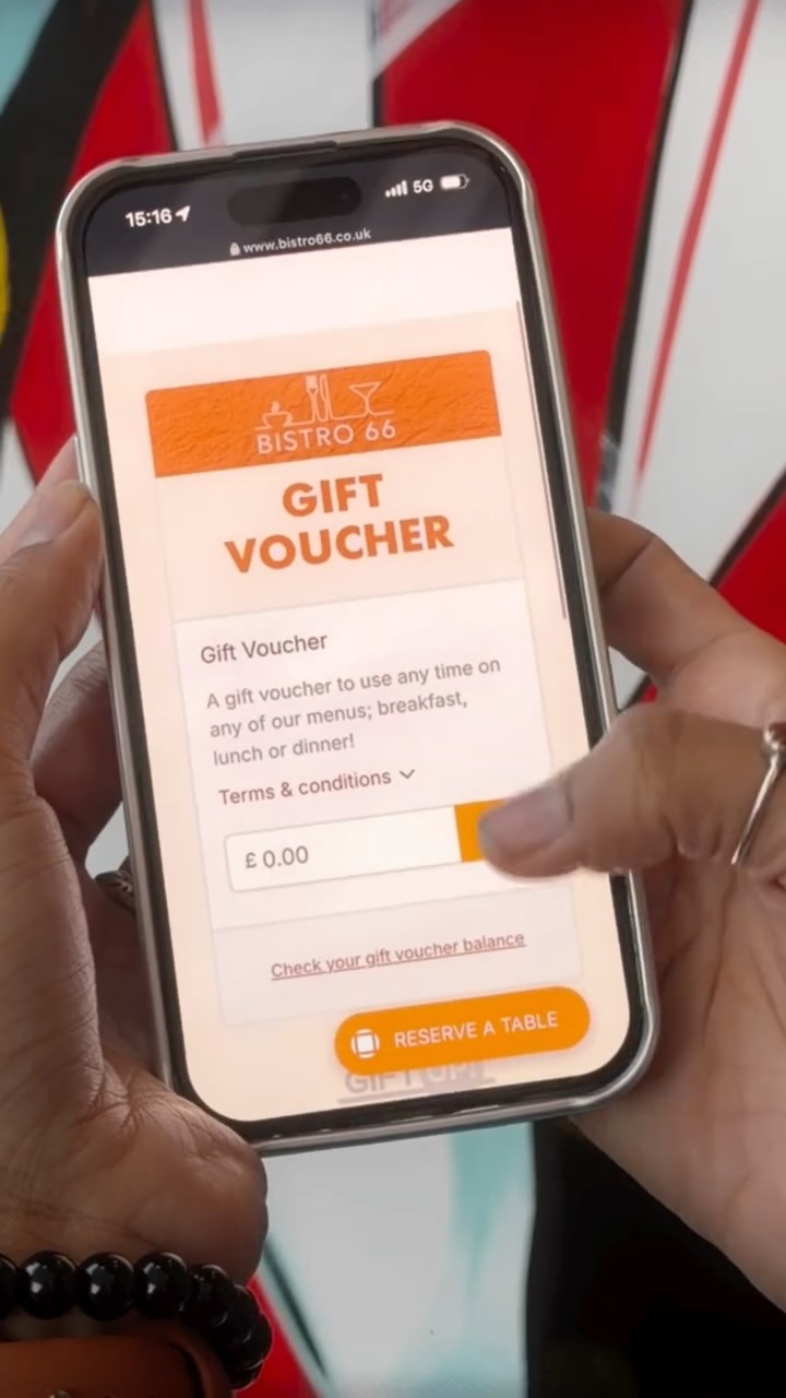 Looking for last-minute Christmas presents? 📣
We’ve got you! 🧡
A beautiful meal is always a good idea ☺️
Vouchers available for any desired amount, in just a few simple taps!
Link in bio.
(Also available in person at the restaurant 😌)
#holidayseason #nottslife #Christmas #Bistro66Beeston #nottinghamfood