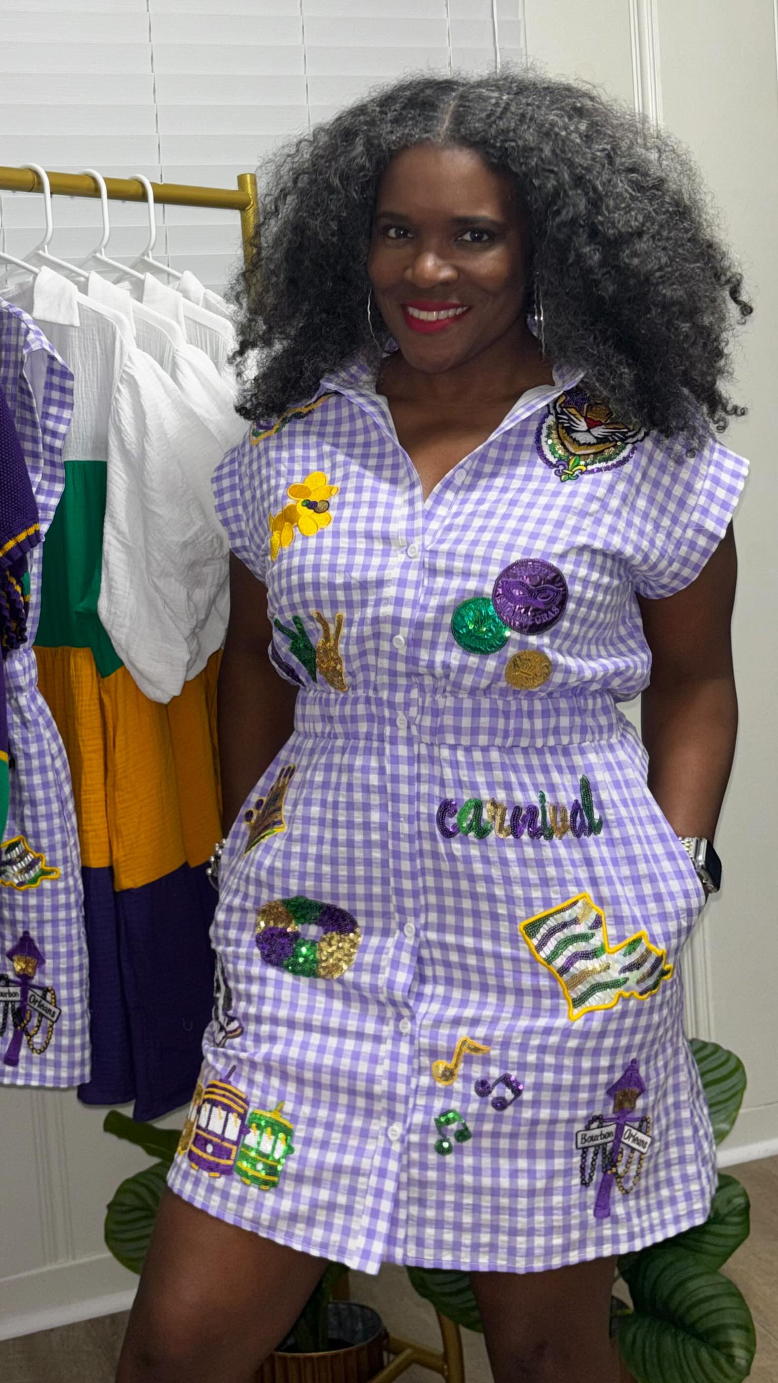 Sequins! Gingham! POCKETS!
You’re welcome!
This one will go quick. Shop now www.seauxlouisiana.com
#seauxlouisiana #shopsmall #mardigras #mardigrasstyle #louisianagirl