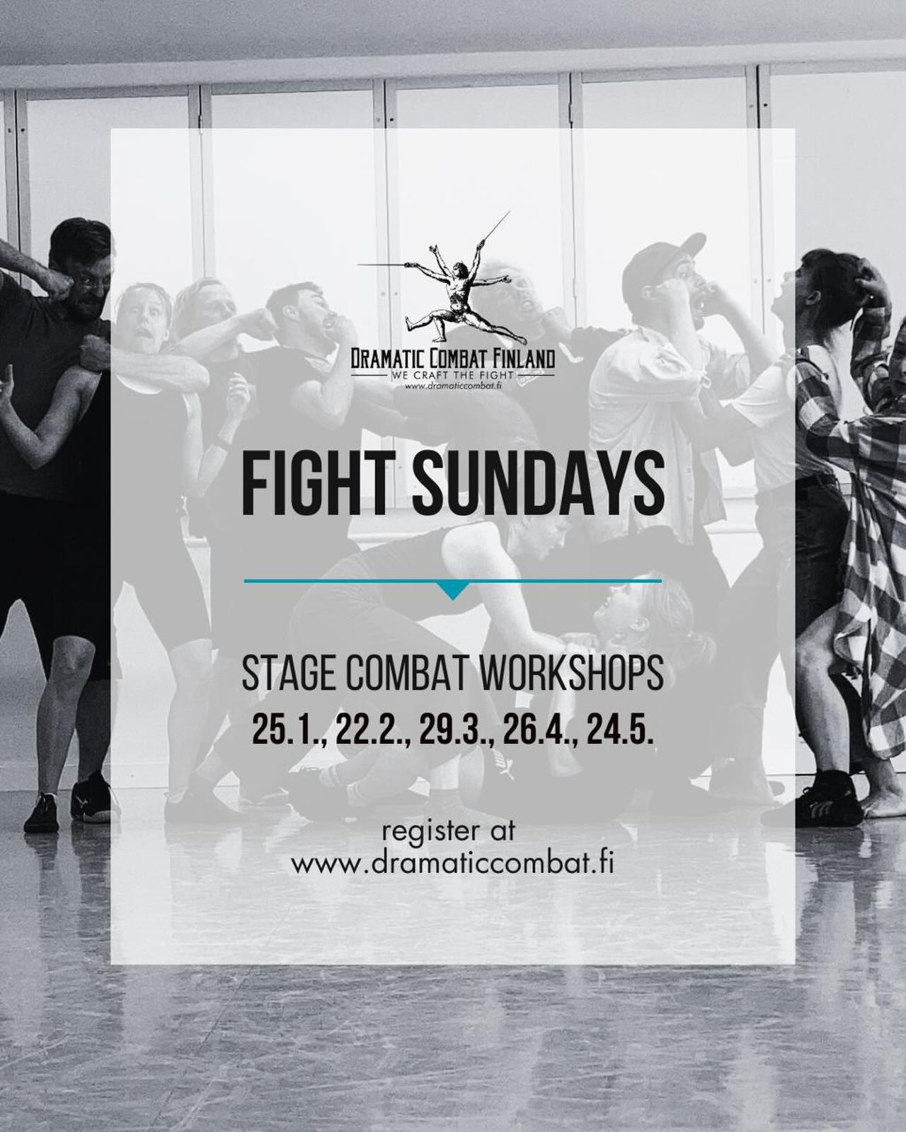 ⚔️ Spring Season of Dramatic Combat Finland has started! ⚔️
Register for our Fight Sundays and Weekly Training, release your inner warrior and be the legend you were meant to be! ✨
🗓️ First Fight Sunday: January 25th
🗓️ First Intermediate level Weekly Class: January 12th
🗓️ First Open level Weekly Class: January 14th
Dramatic Combat Finland is the biggest professional group providing education in the field of dramatic violence for stage and film in Finland! Whether you are a more experienced fighter or have never held a sword in your hand, we have workshops and weekly training that suits for varying backgrounds. Perfect your skills, learn new techniques, and get ready to wow audiences with stunning fight choreographies! 💪
Sign up today, because REGISTRATION IS OPEN! 🔥
#DramaticCombatFinland #StageCombat #FightSundays #WeeklyTraining
@nordicstagefight