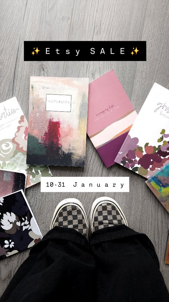 Etsy SALE from 10-31 January ✨️
Bonus discount if you sign up to my Newsletter at pipacrafts.com before 10th Jan 🥳
#newstationery #2026planners #handmadebypipacrafts #gratitudejournal #newnotebook #floraldesigns #etsyseller #shoponetsy #nowonetsy #etsyuk #stationerylover #journaling #mindfulnesspractice #stationery #etsyuk #stationerylover