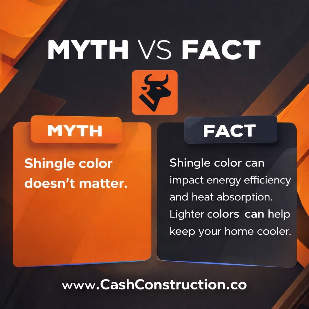 🚨 MYTH vs FACT 🚨
Need help choosing the right shingle for your home? Message us for an estimate!
•
☎️ 662.832.1737
☎️ 601.749.1564
📧 info@cashconstruction.co
💻 cashconstruction.co
•
#cashconstruction #supportlocal #familyowned #residentialcontractor #roofingcontractor