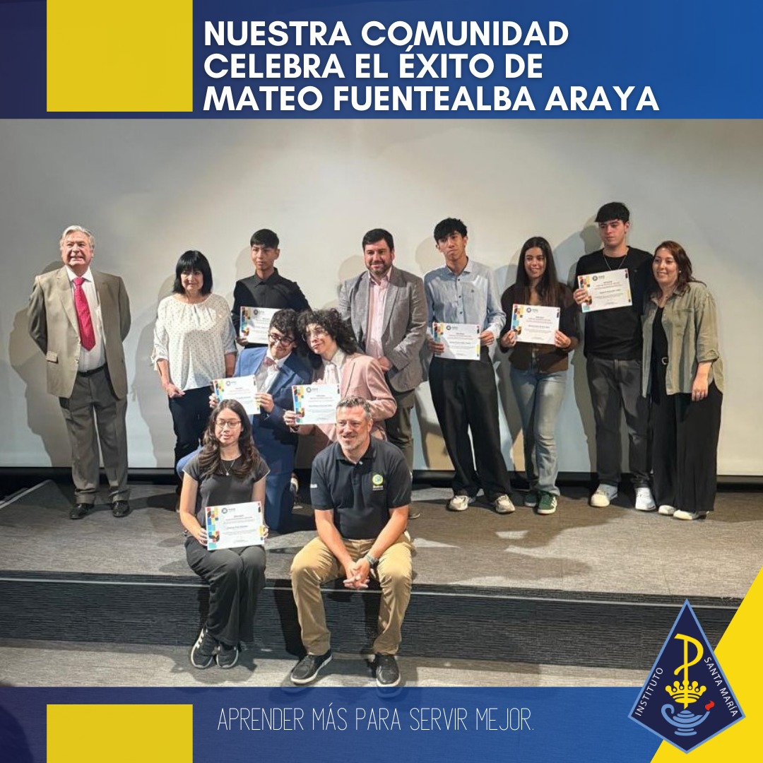 Con gran orgullo compartimos que nuestro estudiante de IV Medio (Generación 2025), Mateo Fuentealba Araya, fue reconocido por sus sobresalientes resultados en la PAES: 1.000 puntos en Matemática 1 y 916 puntos en Lenguaje.
Debido a su excelencia, Mateo fue invitado a un desayuno de reconocimiento por el Alcalde de Ñuñoa, Sebastián Sichel Ramírez, y la Directora de Educación, Daniela Torres Faini. En esta significativa instancia, estuvo acompañado por su profesor jefe, representando el esfuerzo de toda nuestra comunidad.
Felicitamos a Mateo por su dedicación, talento y perseverancia. Su logro nos inspira a todos a seguir trabajando por una educación integral y de calidad.
@reddecolegioscjch @cgpa_ism_santiago @ceisma.ism