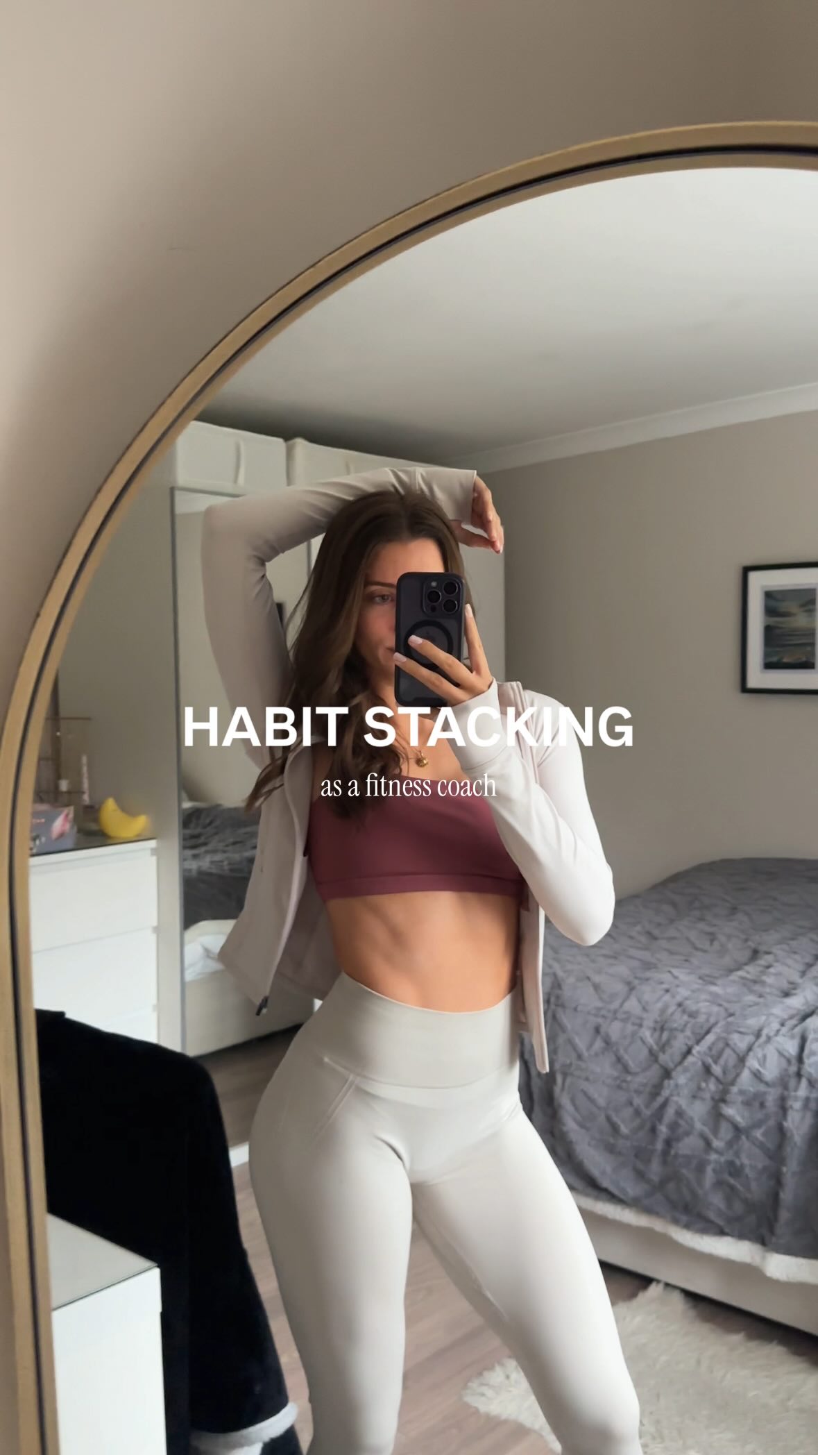How I habit stack my fitness & wellness to make my routine easier and more convenient as a fitness coach 💗
This has been a game changer to get me from lazy to disciplined ✨
#habitstacking #wellnesshabits #fitnessroutine #wellnessroutine