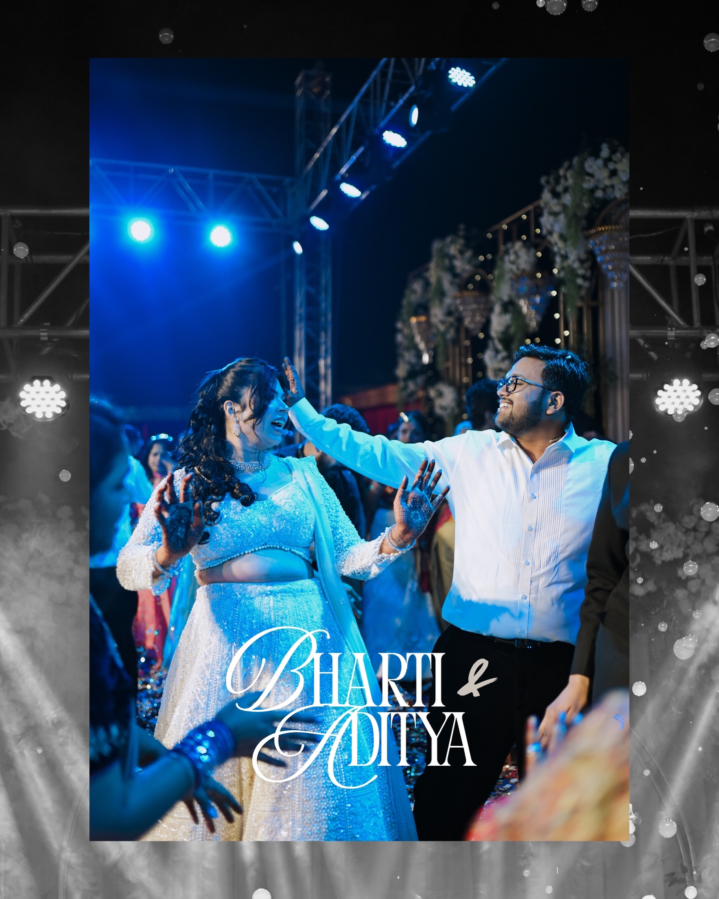 The high-energy magic of Aditya and Bharti’s sangeet night✨💃🕺
#sangeetnight #weddingphotographer #bhilai #wedding #couple