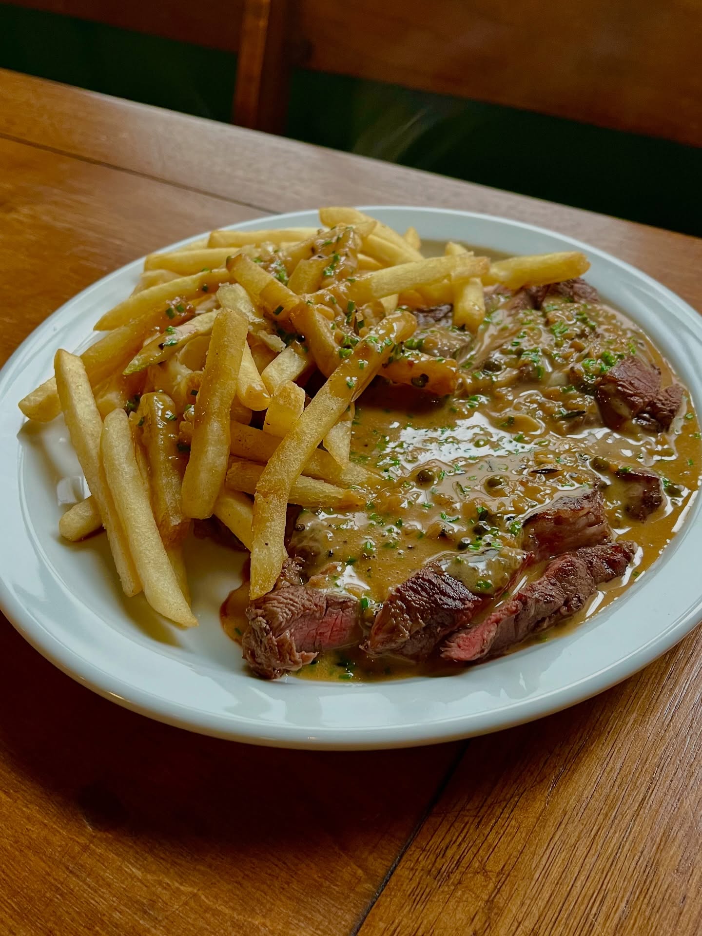 Steak Frites…always a good choice!
Always on the lunch menu…Thursday to Saturday from midday!