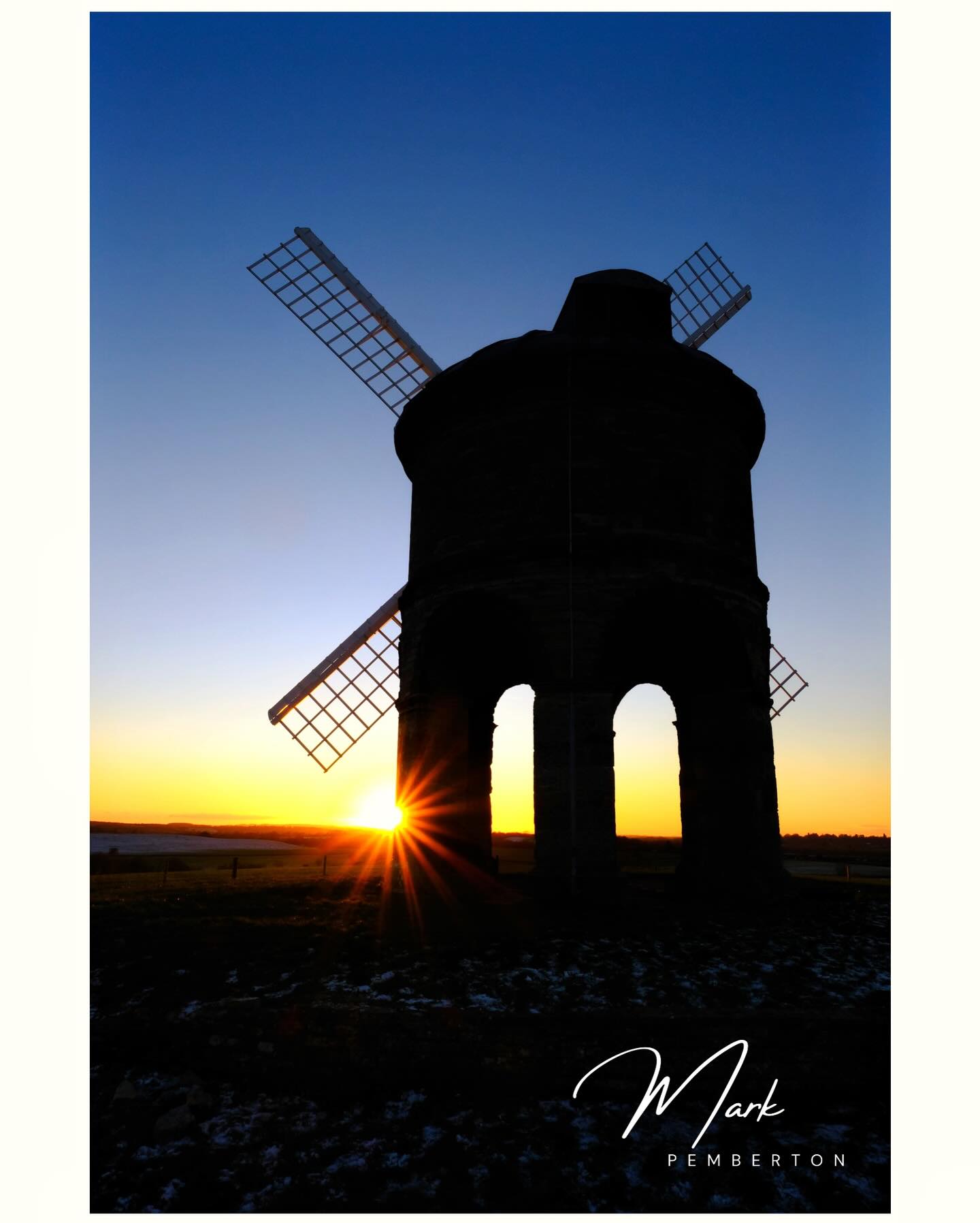 Sunburst and silhouette #chestertonwindmill #silhouette_creative #bbc_midlands #igersuk