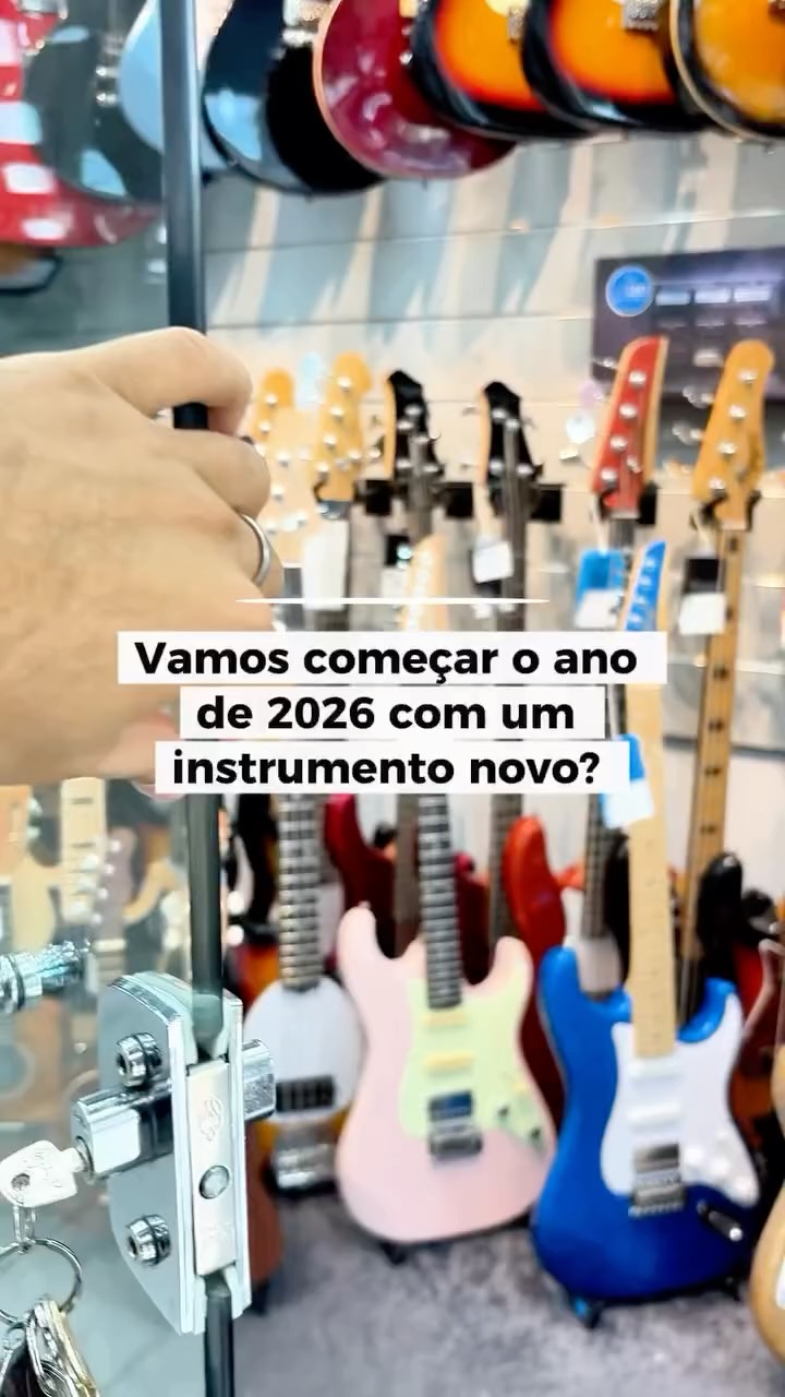 Bora dar play em 2026 com um instrumento novo 🎸
Comenta aí qual 👇
Fizemos essa listinha para ajudar! Booora! 🚀