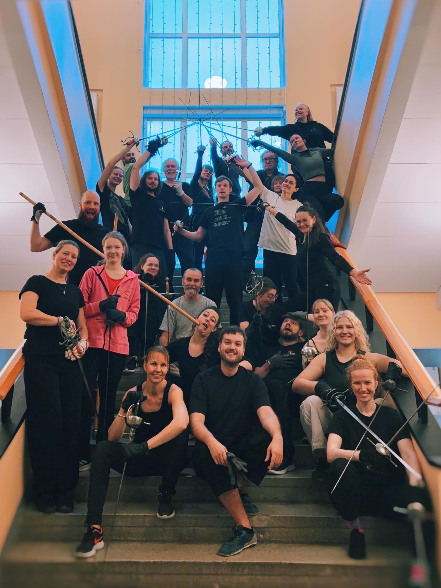 NSFS Winter Workshop 2026 in Tallinn! ❄️
New year of training has been kickstarted with the traditional Winter Workshop organised by our amazing colleagues of @estonianstagefightsociety ⚔️
This time we had a pleasure to learn smallsword, swashbuckling and quarterstaff skills from the esteemed grandmasters of stage combat: Jacques Chapelle (Belgium) and Jonathan Howell (UK) who were accompanied by Estonia’s talented teacher duo Kaire Russ and Laura Nõlvak.
Huzzaah to the new year of stage fighting! ✨
#dramaticcombatfinland #dramaticcombat #nordicstagefightsociety #stagecombat
