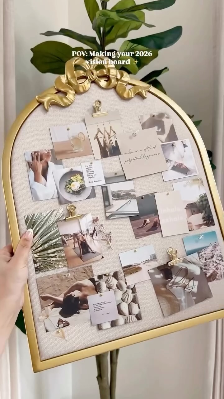 Happy new year! Here’s how to manifest your dreams in 2026… 🤍
Here’s everything you need to make your first vision board! Light a candle, grab your besties, and make it a full-on vision board night.
Send this to someone you wanna do this with! 🤍
Remix @everything.envy
#founditonamazon #amazonhome #visionboard