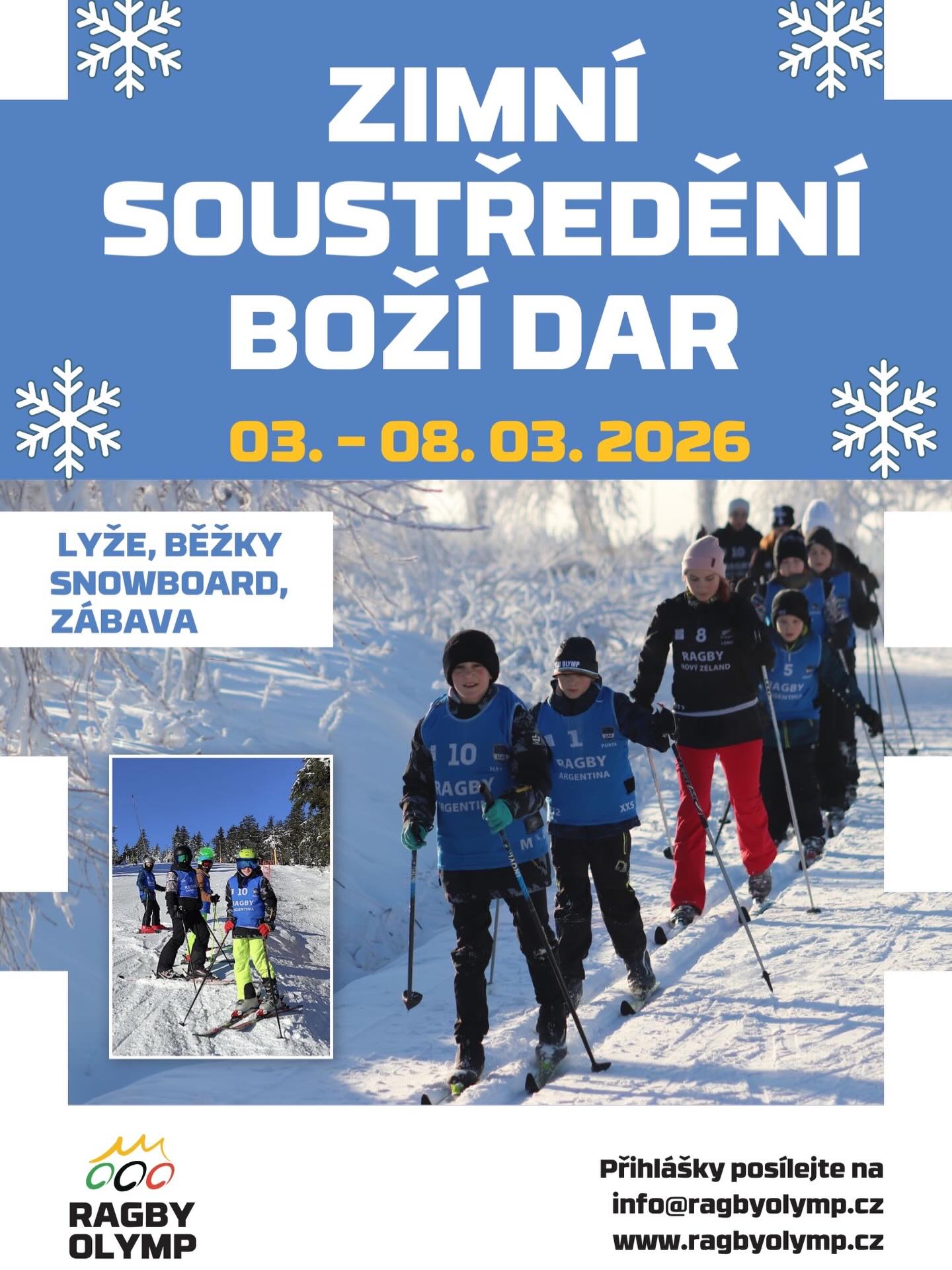 Míč necháme chvilku u ledu 🏈☃️ Kdo jede s námi? #rugbylife #zimnisoustredeni