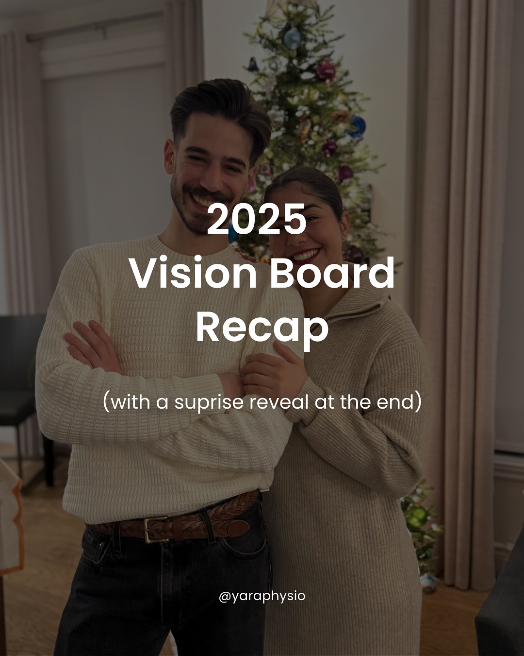 I think it’s finally time to share the biggest project I’ve been quietly working on this year (sneak peek on the second-to-last slide 👀).
What a year it has been 😮💨
2025 has been heavy. Personally. Professionally. Emotionally. There was a lot of self-doubt this year, a lot of second-guessing myself, and a lot of moments where I wondered if I was moving too fast… or not fast enough. I was pushed outside my comfort zone over and over, and some days I handled it better than others.
The reminder I kept coming back to (especially on the hard days): it’s scary because it’s unfamiliar, not because I’m incapable.
It definitely wasn’t part of my original plan to take on something this big so early in my career, but when the opportunity came up, although it felt scary, it also felt like the right move.
None of this would be possible without the support of my close friends and family. And honestly, without you being here too.
Thank you for being part of the journey 🤍
#visionboardrecap #2025recap #physio #montreal