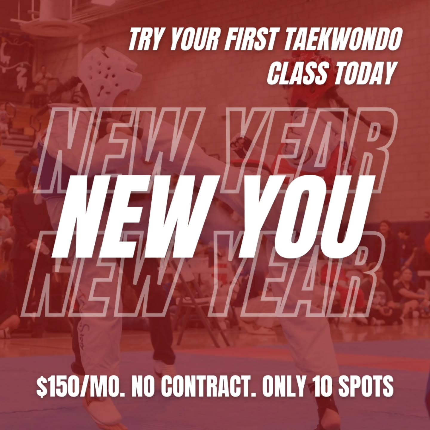 New Year, New You! Try Taekwondo Today and stay sharp๐ช๐ฅ
2026 New Year special โจ๏ธ
- $150/Month
- No Contract
- Only 10 spots available
Rancho Cucamonga best Ikick Taekwondo
Located near Costco, Rancho Cucamonga
#ranchocucamonga #ikicktaekwondo #ikick #ranchocucamongataekwondo #gym #martialarts #taekwondoschool
#martialartsclass #kicktraining #sparring #poomsae #fontana #ontario #fontanataekwondo #ontariotaekwondo #healthylifestyle #womenmartialarts #selfconfidence #NewYear #Taekwondo #Fitness #Discipline #physicaleducation #physicaltraining #training #workout #tkdlife #ํ๊ถ๋