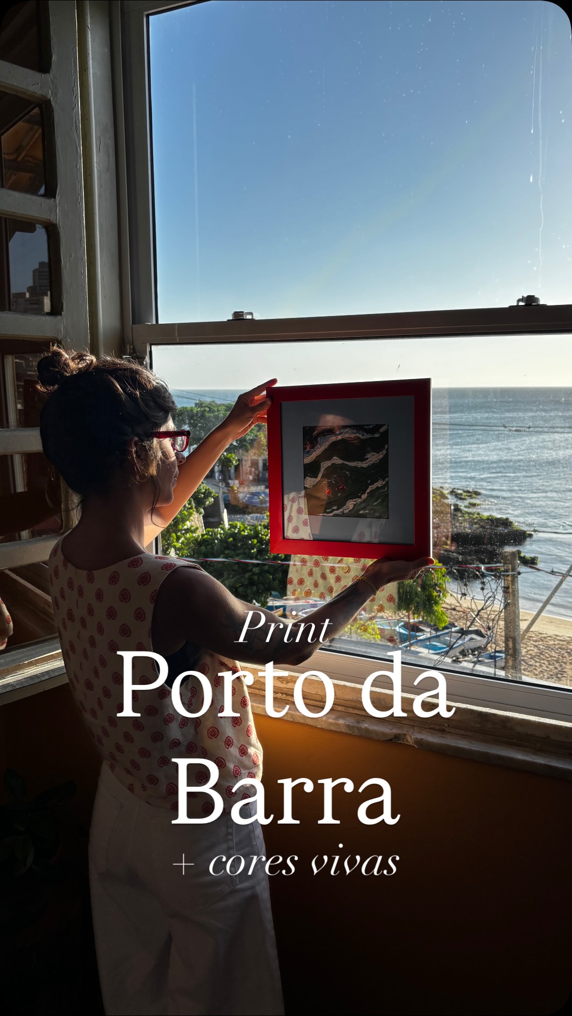 Era verão na Bahia e @majuarq deu inicio a uma era ainda mais colorida por aqui. 🖼️
✸
Print “Porto da Barra” - Óleo s/ tela
Paspatour + Moldura colorida do @coresvivasatelie (animadíssima 🤸🏻para maiiis)
Destino: Irlanda
🌈🌊💫
#artwork
#salvador
#moldura
#arte