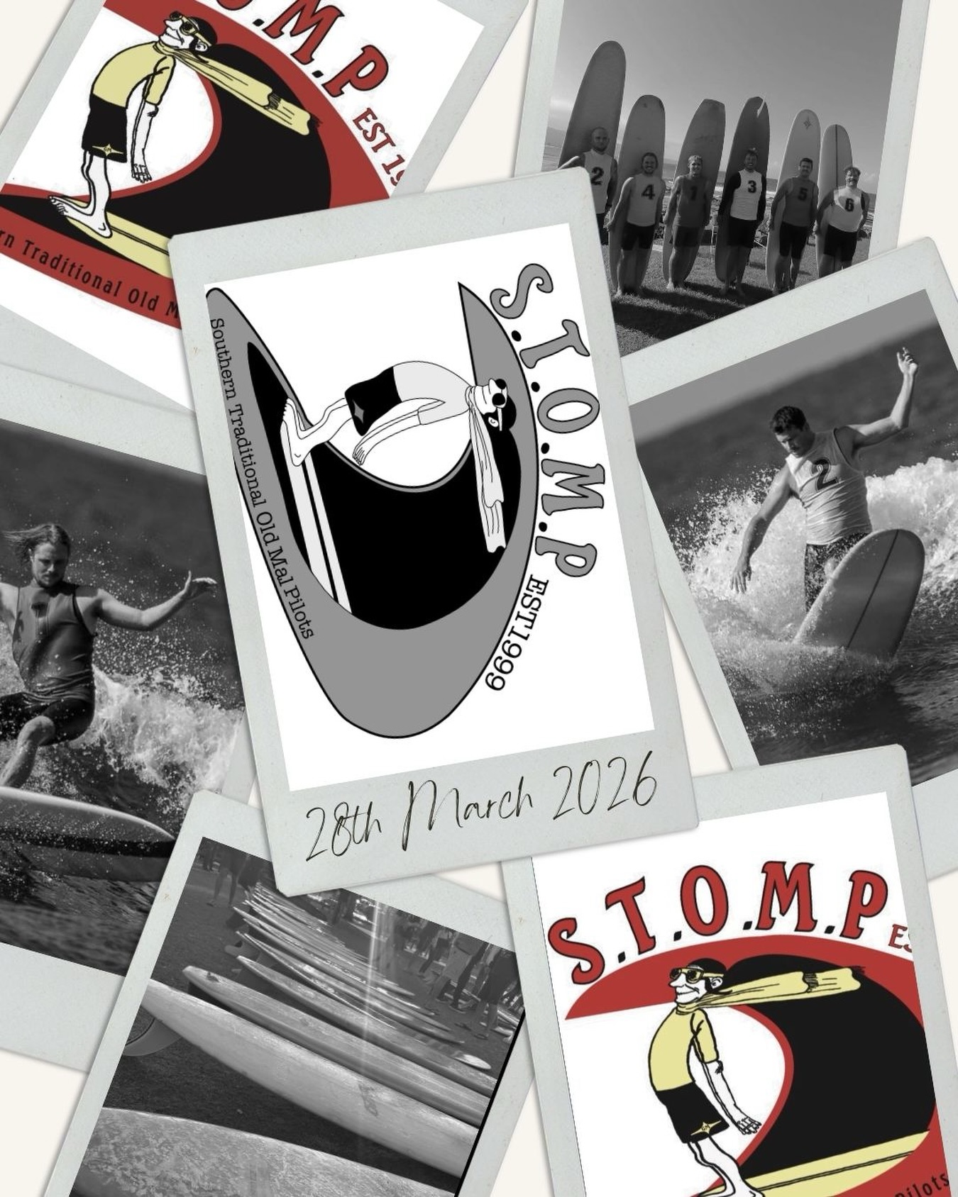 Saturday MARCH 28th 2026. Save the date Old Mal Pilots!!! STOMP 2026 is back for another run. A celebration of all things old and chance to run your hands down the rail of a piece of surfing history. Dust off your beaters and polish your prized possessions. Itâs time to ride âem, not hide âem. Keep an eye out for more details and entry forms over the coming months.