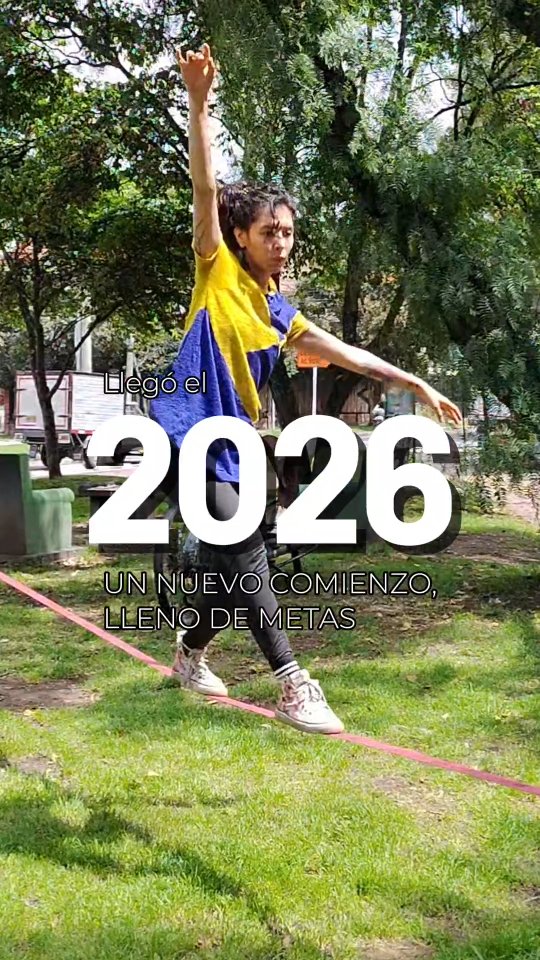 2026 llegó con propósitos y metas. En el Centro de Slackline Colombia estamos comprometidos con acompañarte a cumplirlas. Agenda con nosotros y no olvides seguir nuestra cuenta @escuelaslackbogota
#vivelamagiadelequilibrio #añonuevo2026