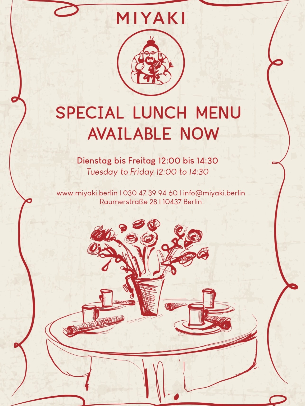 Midday made better. Unser neues Lunch Menu – jetzt bei MIYAKI. ✨ #lunchberlin #gastronomie #restaurantberlin #miyaki #saffronlovers