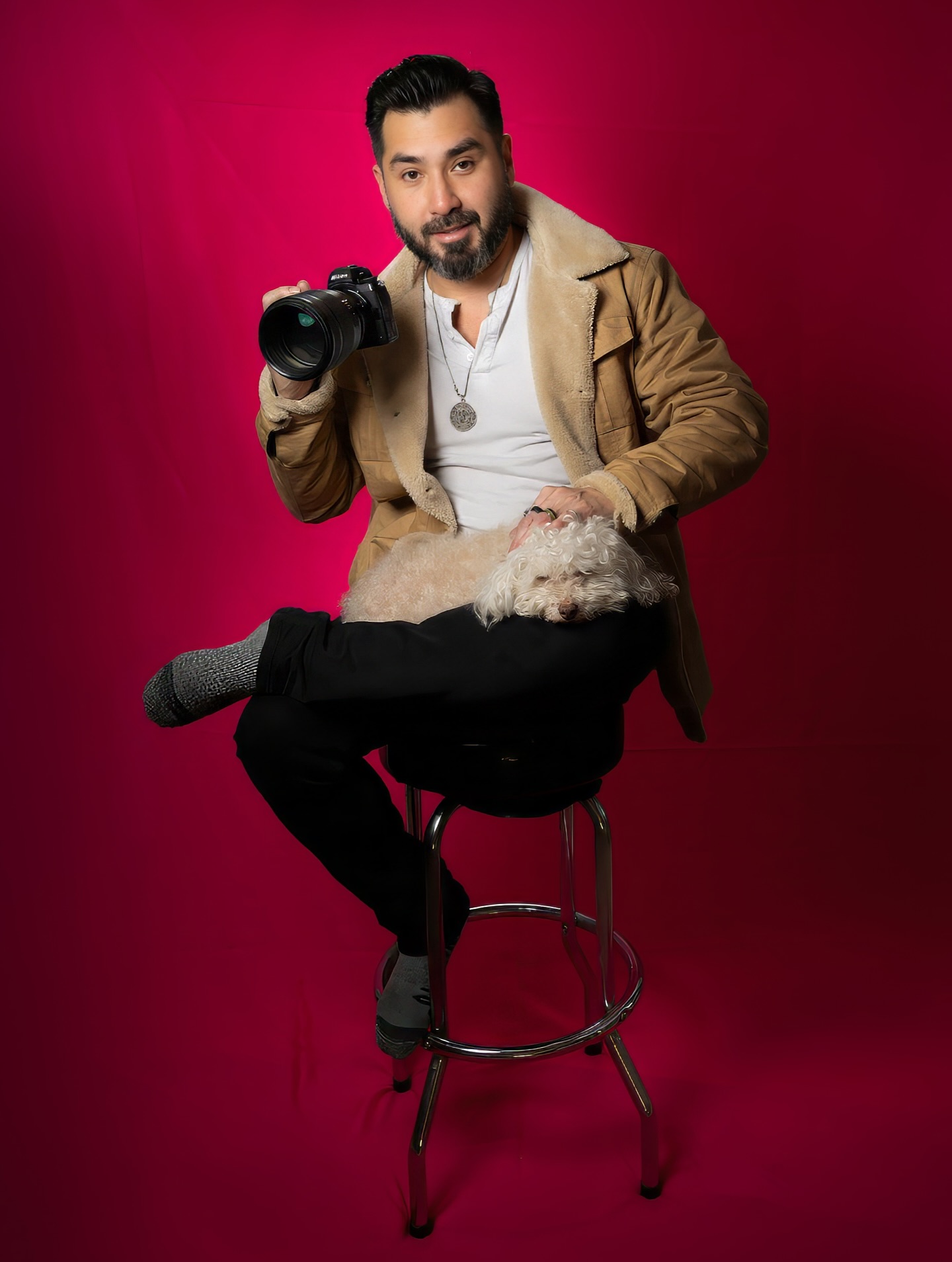 Messing with my studio lighting a few weeks ago so I took some selfies. Well, self-doggies.
#photographer #studioportraiture #selfportrait #westchestercounty #fairfieldcounty