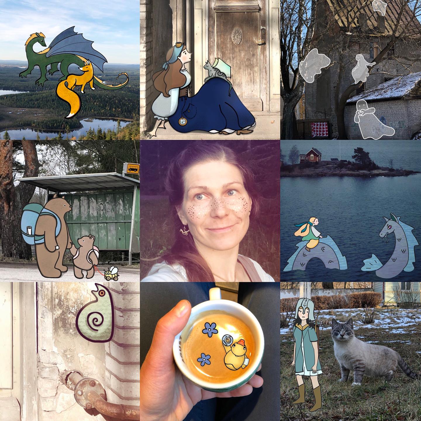 Happy and peaceful (please) New Year to everybody.
Here are some of my Artist vs year 2025 collages. I think it is still not too late to show them. Stepping into 2026 with hope.
#artistvsart #myyear #fantasyworlds