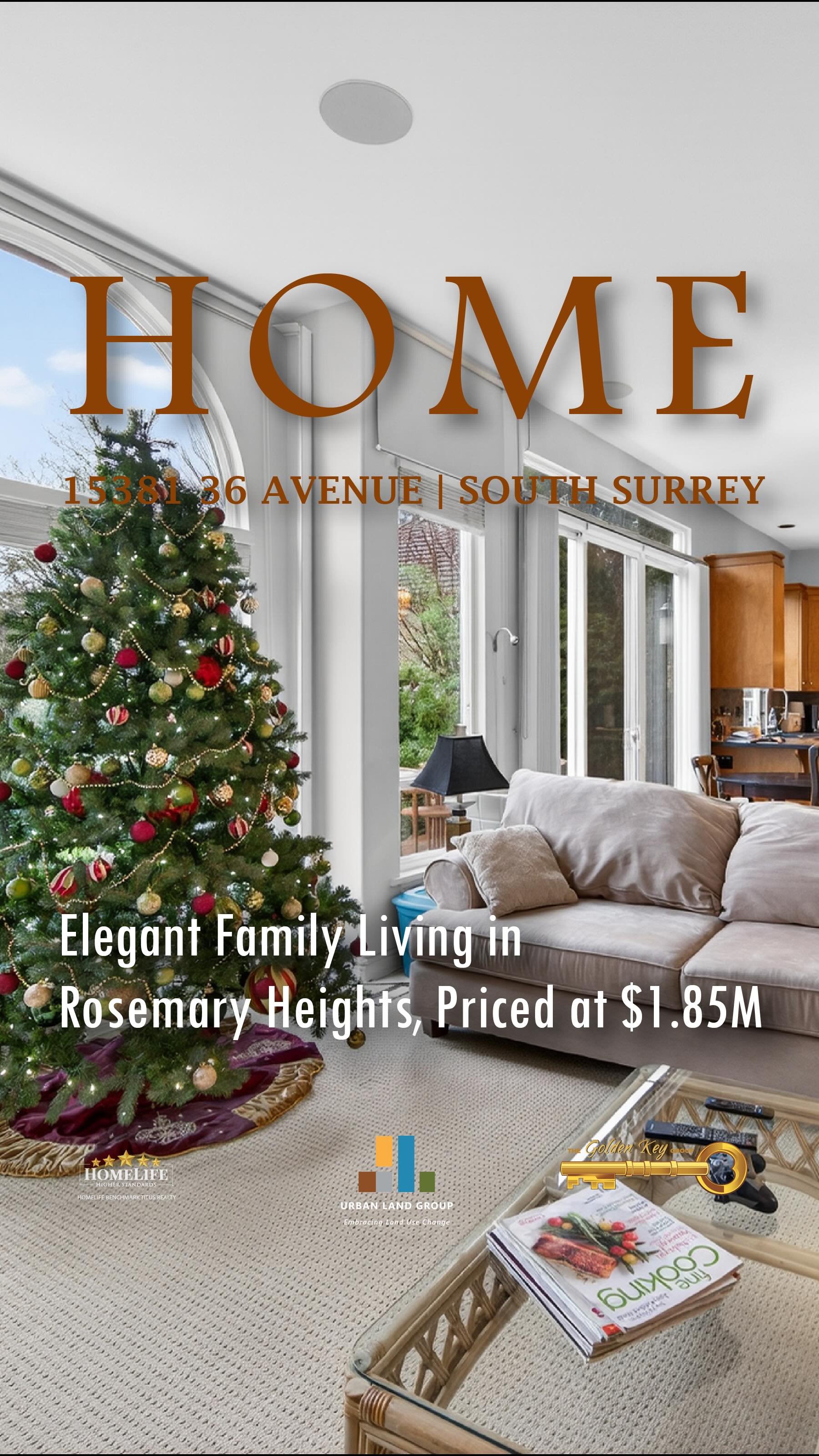 📍 15381 36 Avenue, South Surrey
.
Step inside this Foxridge-built home in the heart of Rosemary Heights! Perfect for extended families or mortgage helpers, this 2-storey home features a fully renovated 2-bedroom basement suite, soaring ceilings, a formal living & dining room, and a bright maple kitchen that flows into the family room. Enjoy hardwood floors, premium carpet, Hunter Douglas blinds, and a private backyard with a large deck. Located steps from Rosemary Heights Elementary and minutes to shopping, transit, and highways, this move-in-ready home offers space, comfort, and long-term value.
.
🛏️ 5-Bed
🚽 5-Bath
💸 2-Bed Basement Suite
🏠 3,080 sqft 2-Storey Basement Entry Home
📐 3,825 sqft premium lot
.
📏 High Ceilings
🔥 2 Gas Fireplaces
🪟 Massive Arched Windows in Family Room
☀️ Extended Patio Deck
🪴 Private Fenced Backyard
💦 Garden Pond
🚘 Double-Car Garage, plus driveway parking
.
Why wait? Call now to book your private viewing!
.
The Golden Key Group
📞 Scotty Romey 604.723.7653
📞 Grace Luzande 778.628.4530
📞 Kevin Banting 604.440.7608
Urban Land Group
📞 Jiwei Cheng PREC 604.308.7702
📞 Daniel Romey PREC 604.754.0120
Homelife Benchmark Titus Realty
🎥 Video by: @graceluzande
#realestate #beautifulbritishcolumbia
#fraservalley #vancouverrealestate #development