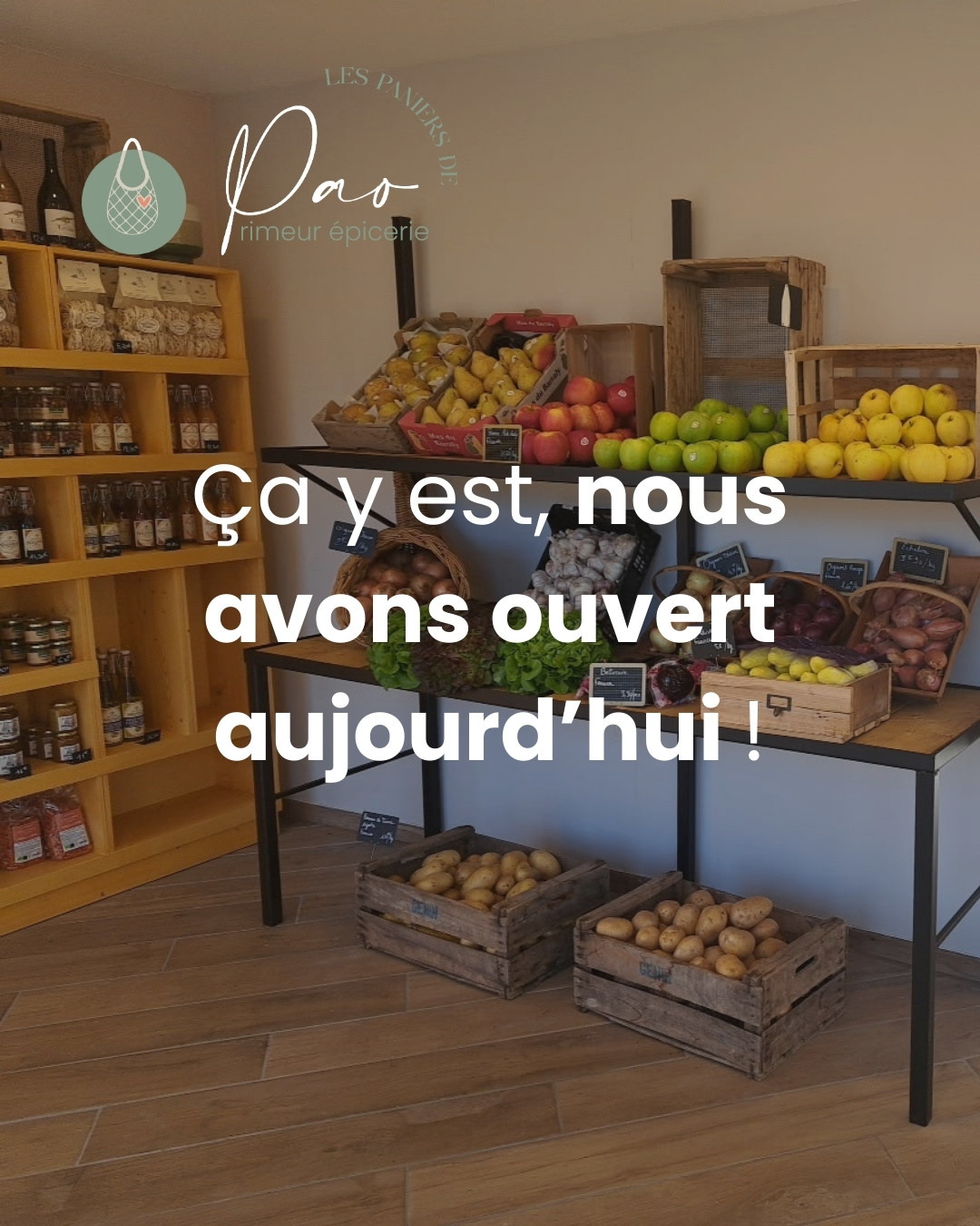 Ce matin, le magasin a ouvert ses portes.
Avec le froid de ces derniers jours, certaines livraisons ont été retardées, le téléphone est encore en cours de branchement (04 67 68 23 08)… mais l’essentiel est là : l’envie d’ouvrir, d’accueillir et de vous recevoir enfin.
Malgré ces petits imprévus liés au démarrage, je suis très heureuse d’avoir ouvert et de commencer cette nouvelle aventure.
Merci pour votre compréhension, votre patience et vos premiers passages dès ce matin 🤍
Venez découvrir l'épicerie au centre de Jacou :
Horaires d’ouverture :
– mardi au samedi : 8h30 – 13h / 16h – 19h
– dimanche : 8h30 – 13h
– lundi : fermé
À très vite,
Paola
#ouverture #jacou #centreVille #commerceDeProximité #primeur #épicerieDeQuartier #fruitsEtLégumes #vieLocale #nouvelleaventure