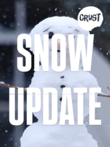☃️❄️ SNOW UPDATE ❄️☃️
As the snow melts and re-freezes, conditions are getting worse so we’ve made the decision to close early this evening, and we’re calling a snow day tomorrow!
☃️ SAT 3rd JAN - open until 6pm
☃️ SUN 4th JAN - CLOSED
Sorry to everyone that was looking forward to a pizza tomorrow, wrap up warm, stay safe, and enjoy the snow!
We’ll be back next week, Thurs, Fri, Sat 12pm - 7pm 🍕
Big love
Crust x
#crustlikethat #snow #weatherwarning #wrapupwarm #snowday