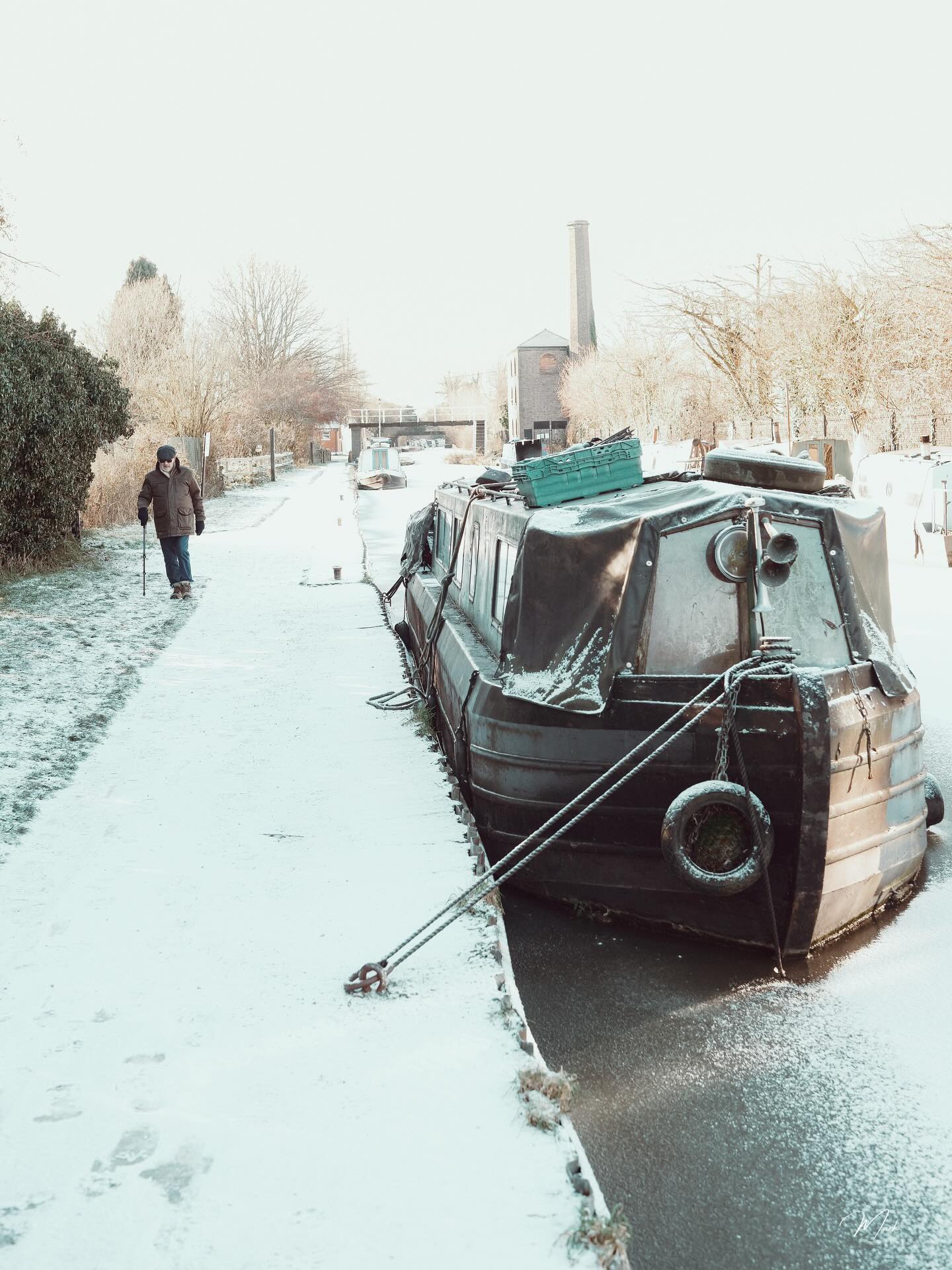 It was so beautiful and bitterly cold down at Sutton Stop today #bbc_midlands #suttonstopcoventry #canalandrivertrust #icycanal
