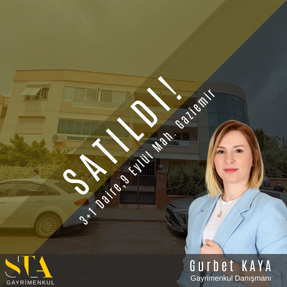 Tebrikler Gurbet KAYA! #Gaziemir 9 Eylül mahallesindeki 3+1 dairemiz satılmıştır. İlginize teşekkür ederiz. Her Türlü Gayrimenkul alım satım işleriniz için dm üzerinden bize ulaşabilirsiniz. #9eylülmahallesi #i̇zmi̇r #izmirgayrimenkul #STA