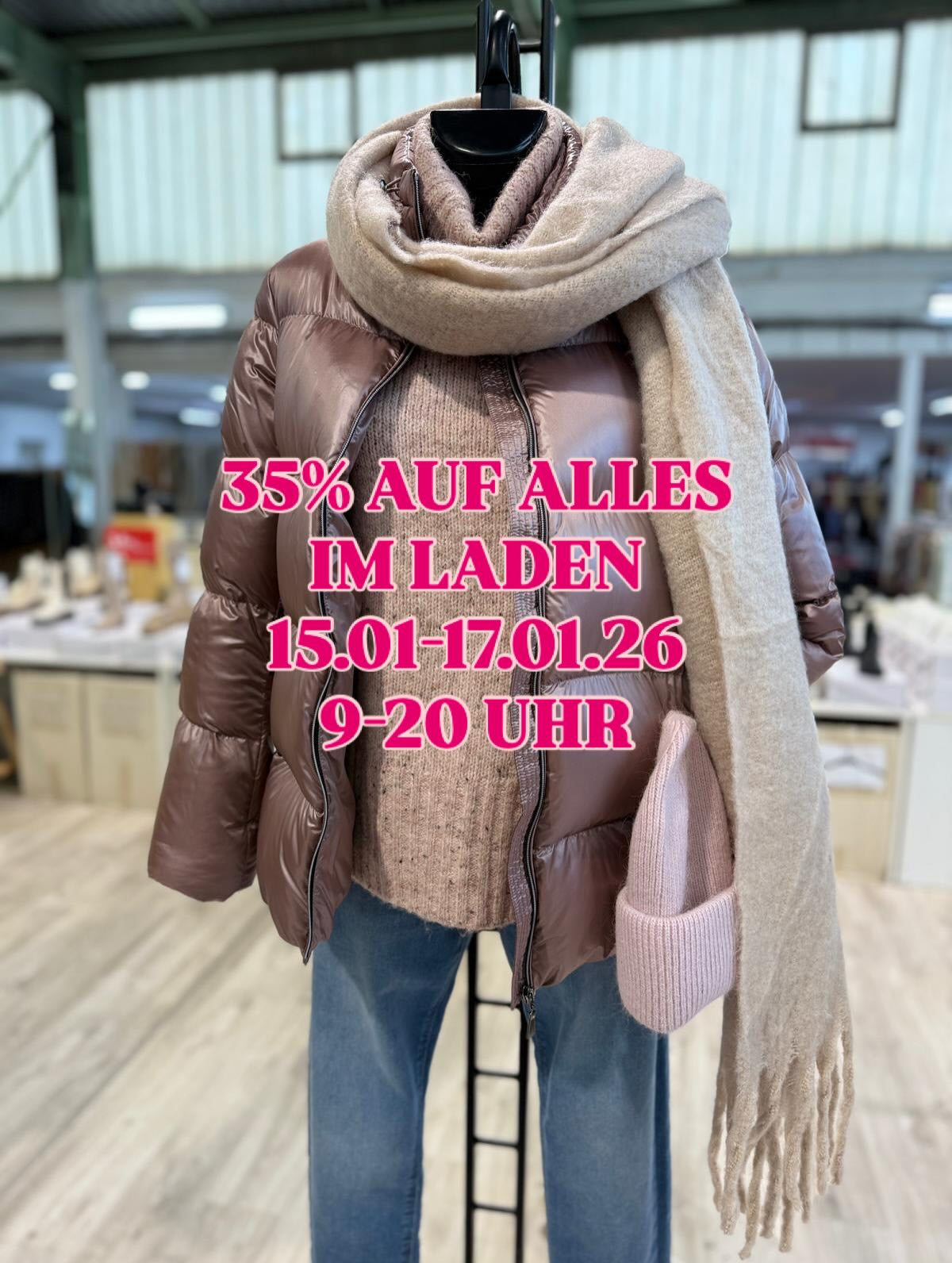 💥35 % AUF ALLES ‼️🛍️
🗓️15.01.-17.01.2026
⏰09.00-20.00 Uhr
Gemeinsam räumen wir unser Lager leer und machen Platz für frische Frühlingsware. 👗🧣🧤🩳👕👔
💥Jetzt zuschlagen!💥
Damen | Herren | Kinder
Wir freuen uns auf Euch 😍
***********************
Lagerverkauf Eching
Freisinger Straße 29
85386 Eching ( Einfahrt Oskar-von-Miller-Straße)Wir akzeptieren Barzahlung | Girocard | Debitkarten
Zahlungen. (keine Kreditkarte)
👉🏽Newsletter Anmeldung für die 10 Lagerverkäufe unter:
www.lagerverkauf-eching.de