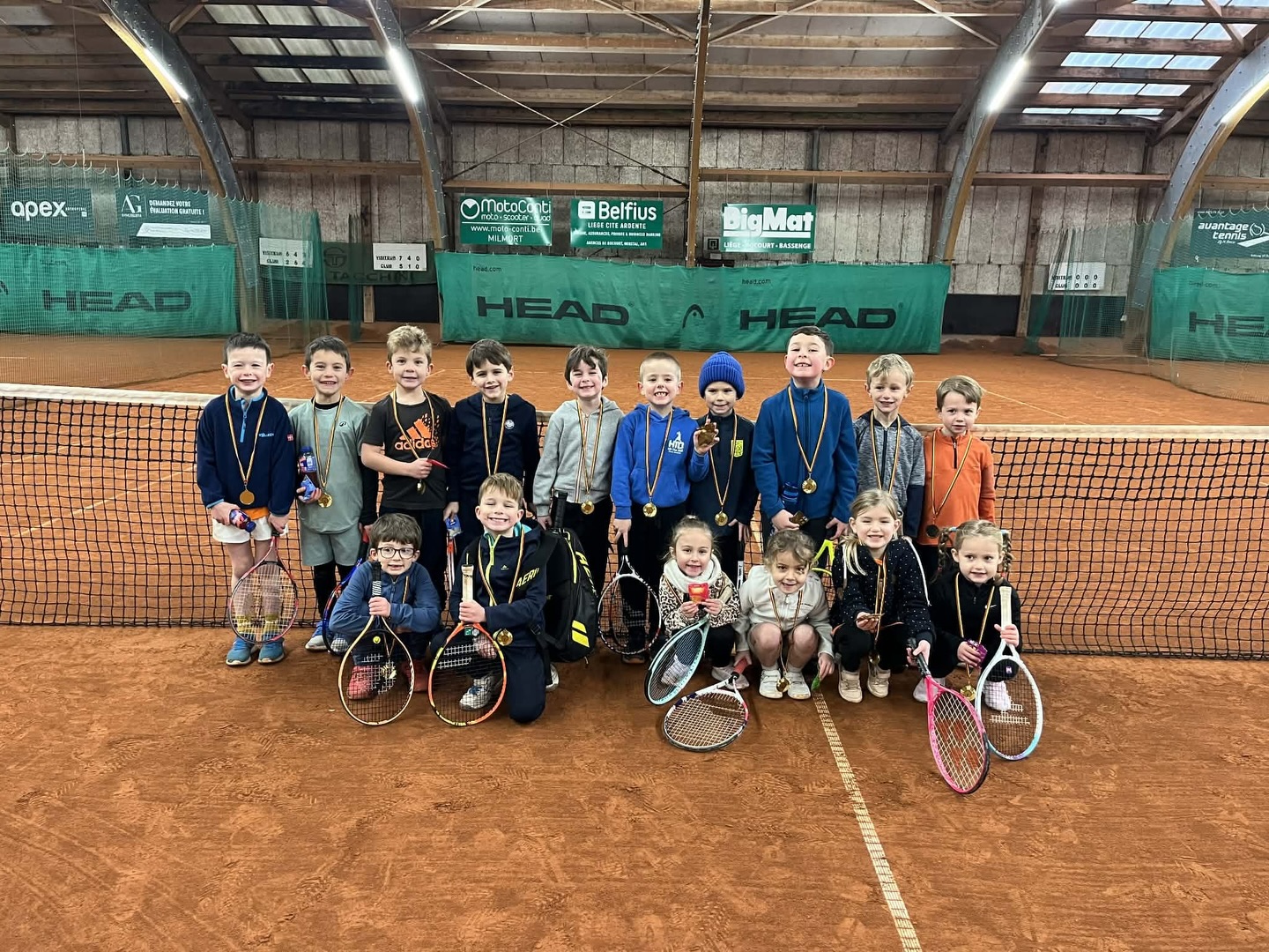Super tournoi des -7ans ce matin malgré le froid 🤩🎾
Bravo à ces petits talents pour leurs beaux matchs et leur fair-play 👏
Un grand merci à nos arbitres François, Gregory, Maëlle, Antoine, Louis, Naïa, Sarah et Lizie et à Dominique pour l’organisation 🙏😍