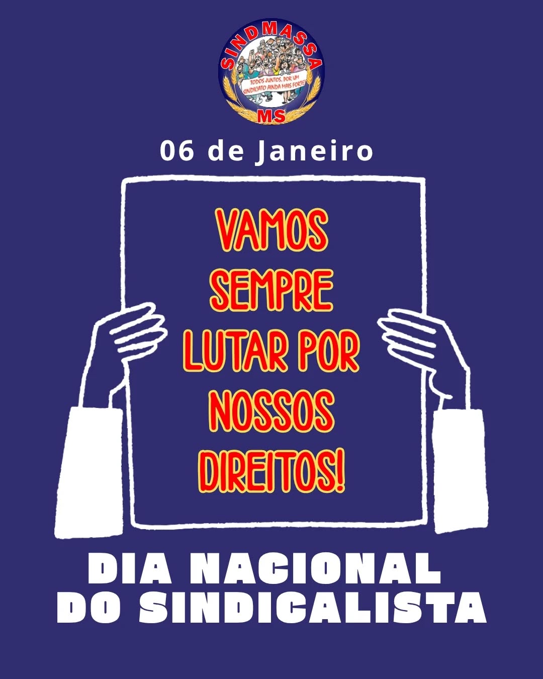 Por trás de cada conquista da nossa categoria, existe a dedicação de um sindicalista. 🍞💪
Neste Dia Nacional do Sindicalista, o SINDMASSA reafirma seu compromisso com os trabalhadores das indústrias de massas, biscoitos, panificadora e confeitaria, frigoríficos, abatedouros, fábricas de rações e alimentos.
Nossa missão é garantir que quem alimenta o país tenha seus direitos assegurados, segurança no trabalho e benefícios justos.
A luta não para!
#SINDMASSA #SINDMASSAMS #IndustriaDeAlimentos #DiaDoSindicalista #MatoGrossoDoSul LutaOperaria DireitosGarantidos