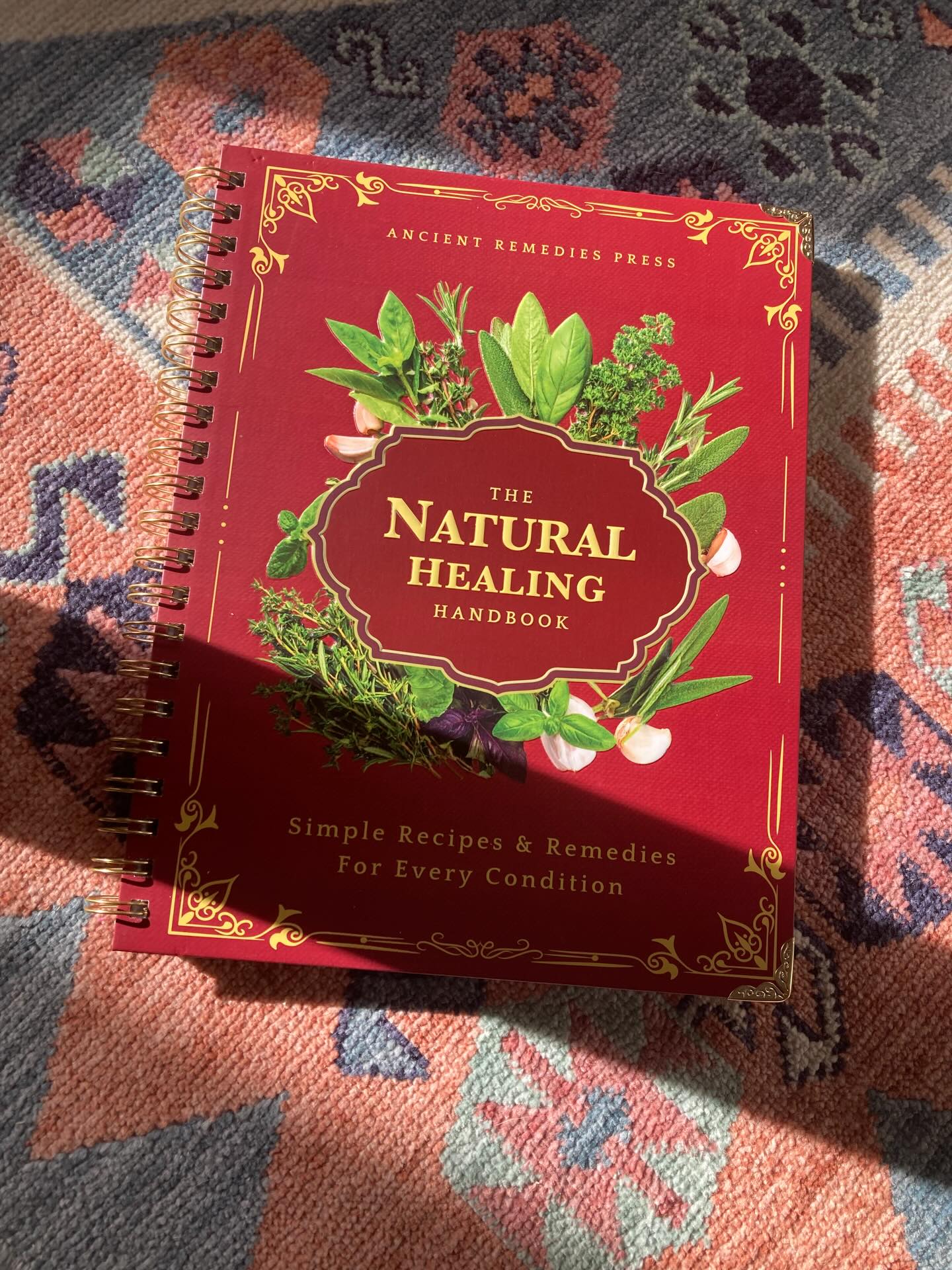 Papa gifted me this beautiful book. Amazing information in here! I have high hopes we’ll be planning and installing an herb garden on the farm (Papa has a serious talent for hardscapes and garden design) We already grow many herbs, but something about having them perfectly arranged and aesthetically pleasing… I can see it now! #herbgarden #herbsociety #naturalhealth #healthyliving #wellness
