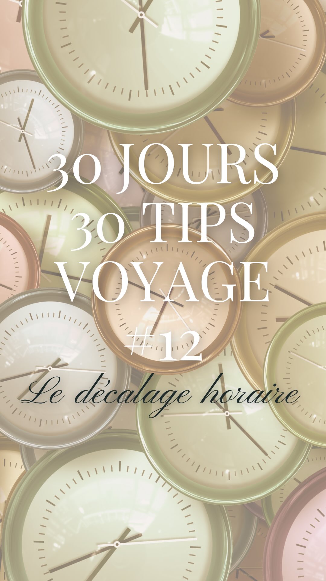 ✈️ TIPS VOYAGE — Le décalage horaire
Le jet lag peut ruiner les premiers jours de ton voyage…
Fatigue, nuits hachées, cerveau en vrac 😵💫
Dans cette vidéo, je t’explique comment limiter le décalage horaire avant, pendant et après le vol pour vraiment profiter dès l’arrivée.
🎥 30 jours — 30 tips voyage
#jetlag #conseilsvoyage #decalagehoraire #traveltips #astucevoyage