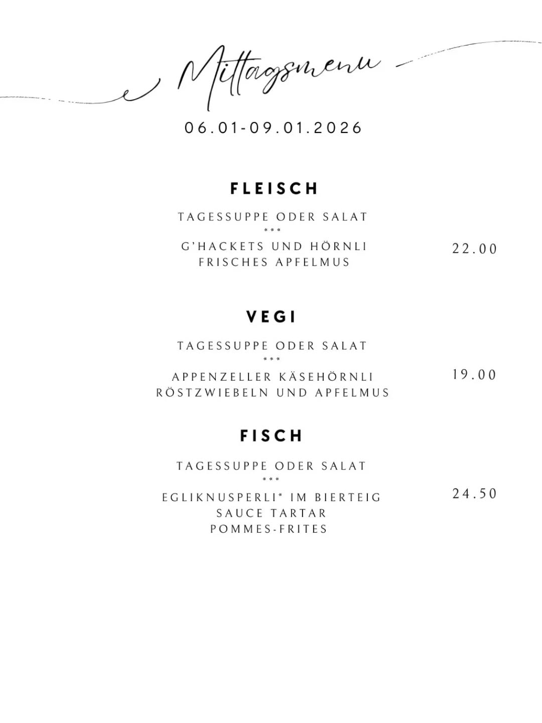 Wir starten mit einem Klassiker ins 2026! Auf euren Besuch freuen wir uns auch im neuen Jahr.
#ghacketsmithörnli #schwiizerkuchi #appenzeller