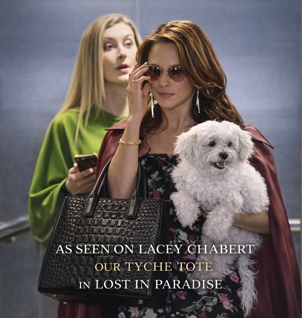 An on-screen moment we’ll never forget ✨
The Tyche Tote, as seen on Lacey Chabertin Lost in Paradise on Hallmark 🤍
#AnnieHandbags #TycheTote #AsSeenOnScreen #LostInParadise #HallmarkStyle