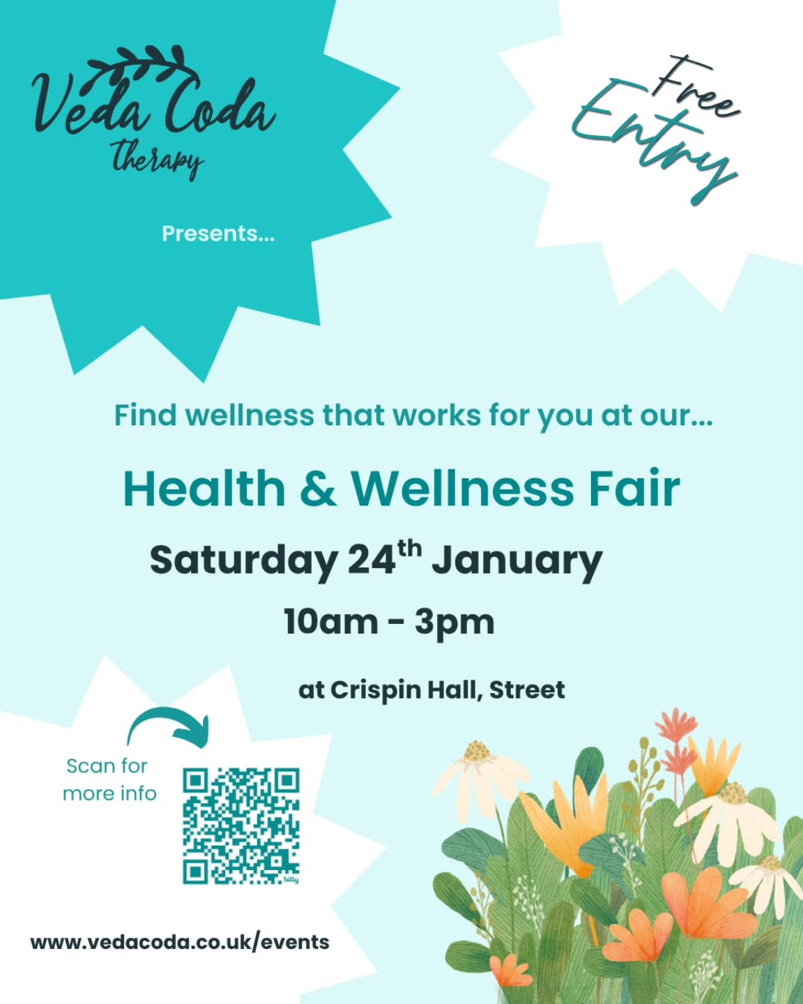 Are you interested in floating and want to find out more? We're super excited to be at the Health and Wellness Fair at Crispin Hall, Street on Saturday 24th January. Find out more about our float centre here in Glastonbury and all about floating. #healthandwellness #floatationtherapy #floating #mindfulness