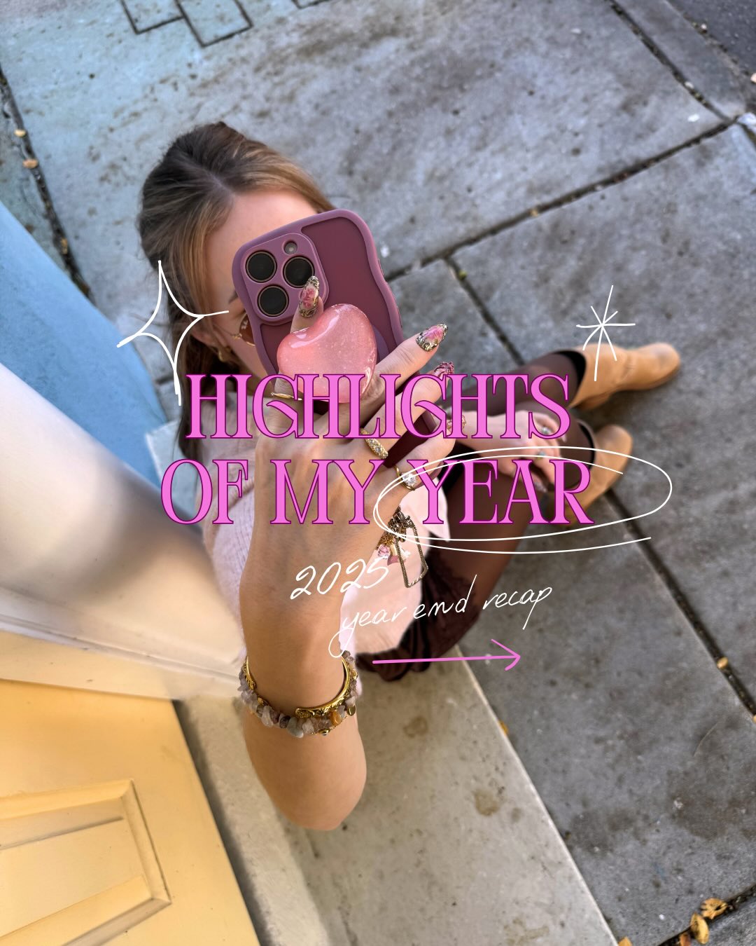 It’s the first Monday of 2026 and I can’t wait to see what it has in store. But before I go forward I like to take a minute to go back. 💫💫
For all the ups and downs this year had there is still so much nostalgia for this last year. So many laughs and fun plans and things created. And isn’t that just the exact things life is all about? 💘
So here’s a little glimpse into the seasons of my life in 2025 including some of my random hyper-fixations (seriously you guys have to try a sumo orange🍊), some of my favorite media 🎧📚 & some nail art I’m still really proud of. 💅
And as for 2026? I’m coming for you! I’m ready to cross things off my bingo card like become friends with a horse 🐴, do more yoga 🧘🏼♀️ and start a butterfly garden 🦋.
So let’s follow the inspiration and get to it! 💗💗