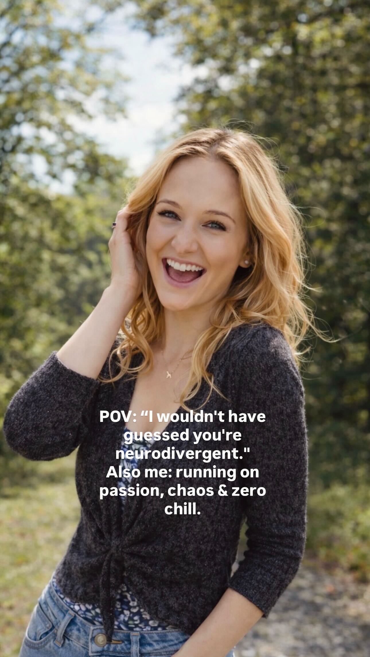 ISO other humans w/this vibe..Plz inquire 😂💃
#neurodivergence #iso
🤍
#letsbefriends #chaos #nashville