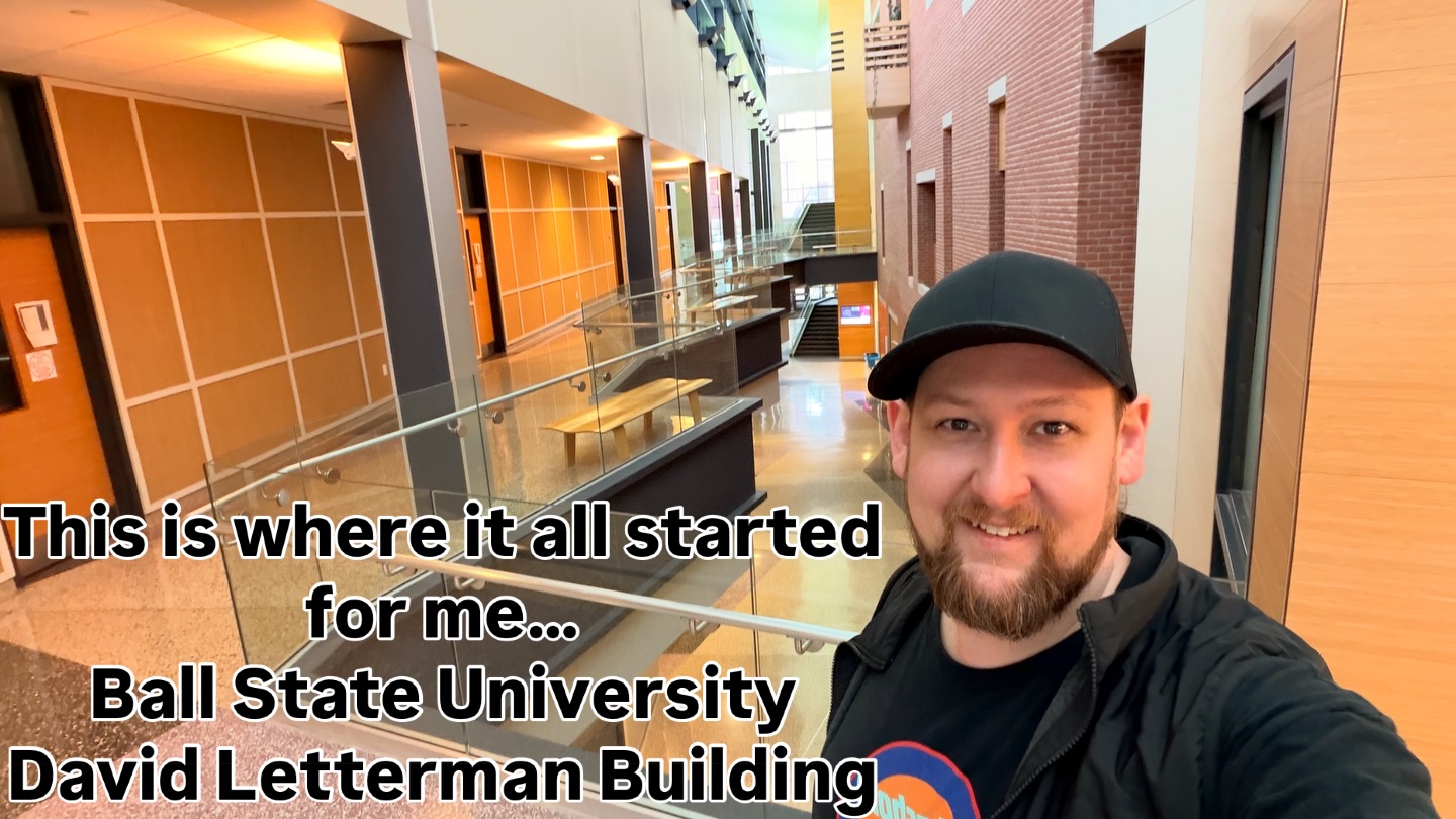 I graduated with a degree in Telecommunications from Ball State University in 2012. This business has taken me cool places and allowed me to meet a lot of cool people over the last 13 years. It was really neat to walk around campus and remember my roots. Here’s to another great year in media!