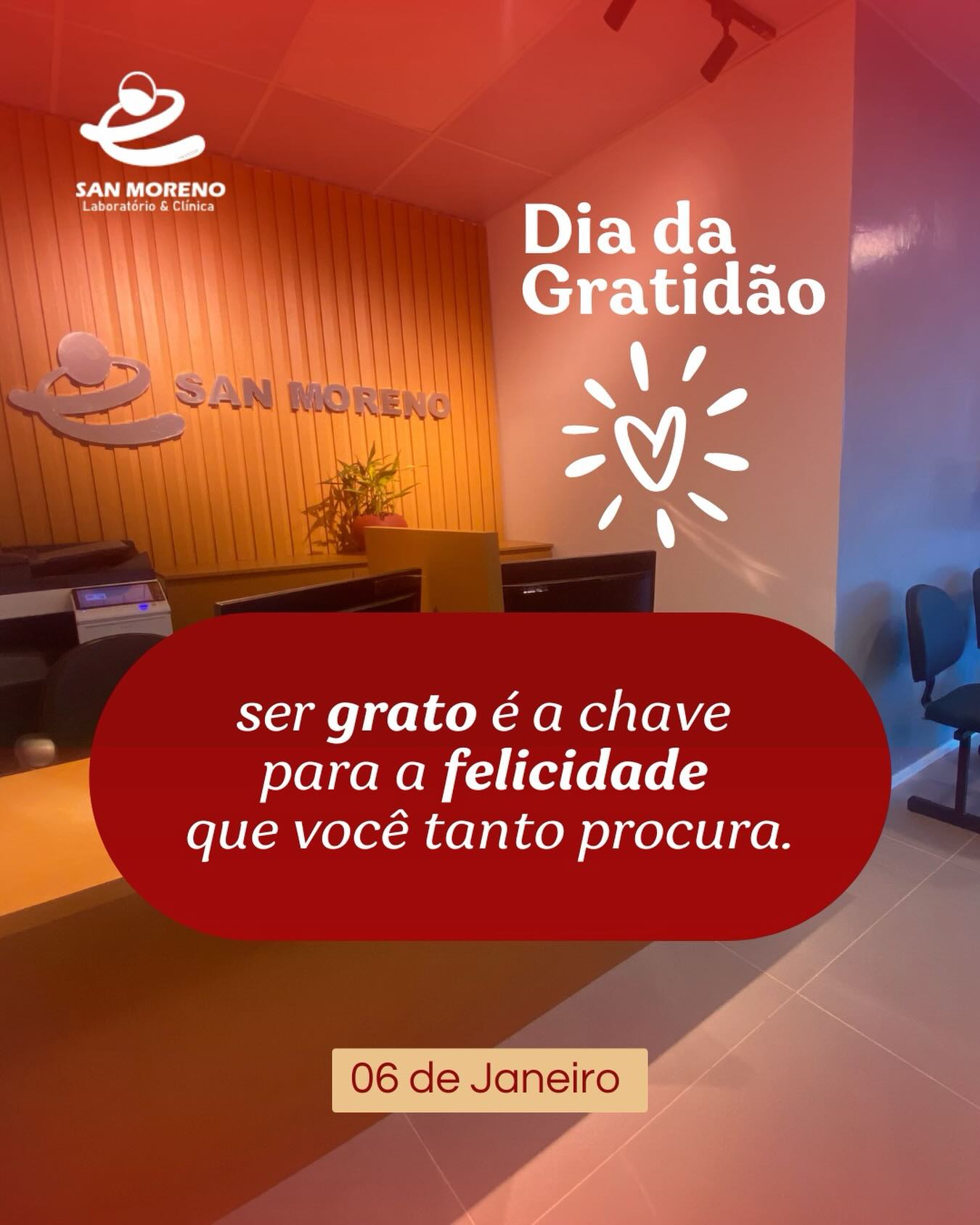 No Dia da Gratidão, celebramos o que realmente importa: a saúde, a vida e as pessoas.
Gratidão por cada história, cada cuidado e cada confiança depositada em nós. 🤍
Cuidar hoje é viver melhor amanhã!
