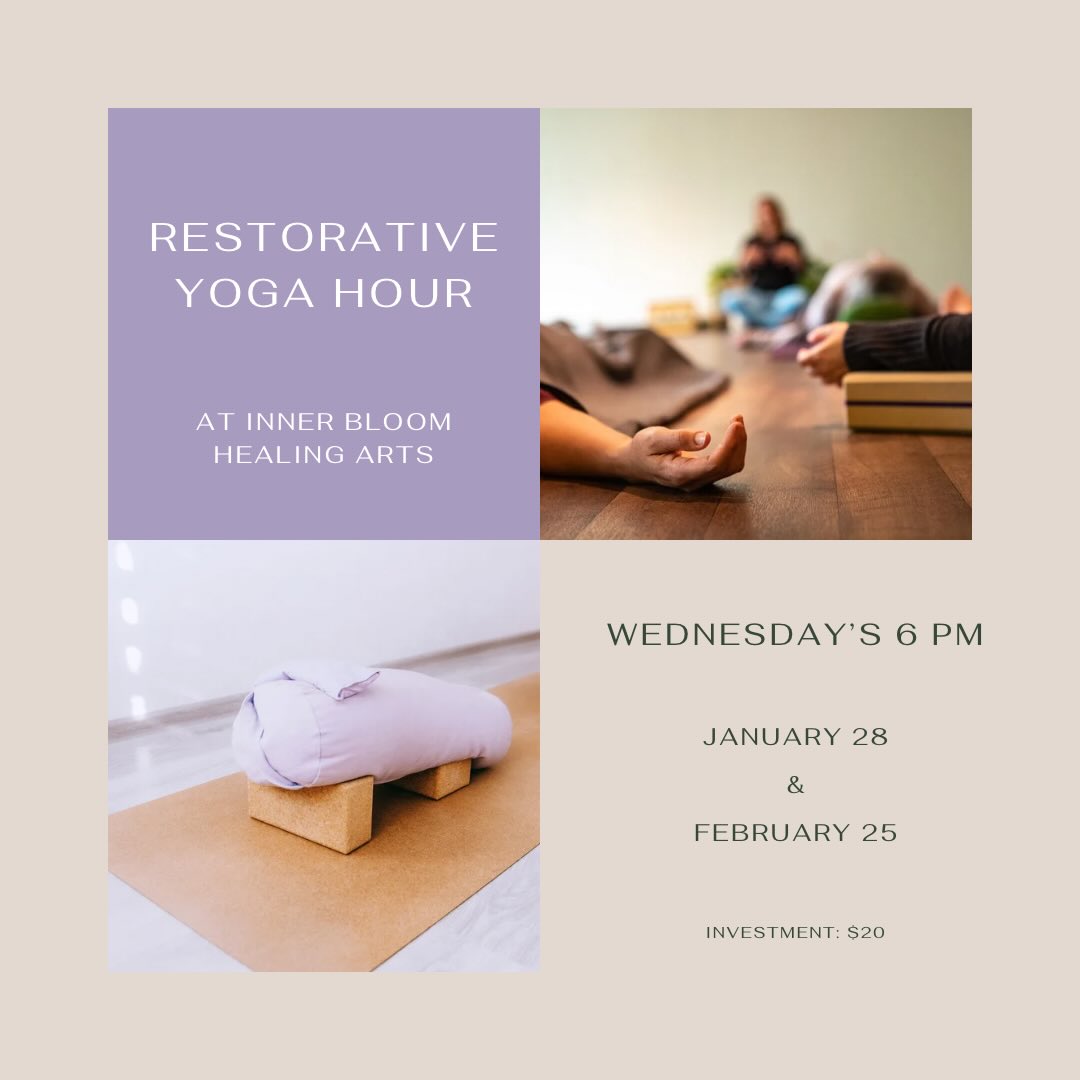 If you’re craving a post-holiday reset, I’ve got you.
Join me @innerbloomhealingarts on 1/28 and 2/25 for two grounding opportunities to restore your energy and reconnect with yourself.
Also, stay tuned for something special in March 🌷