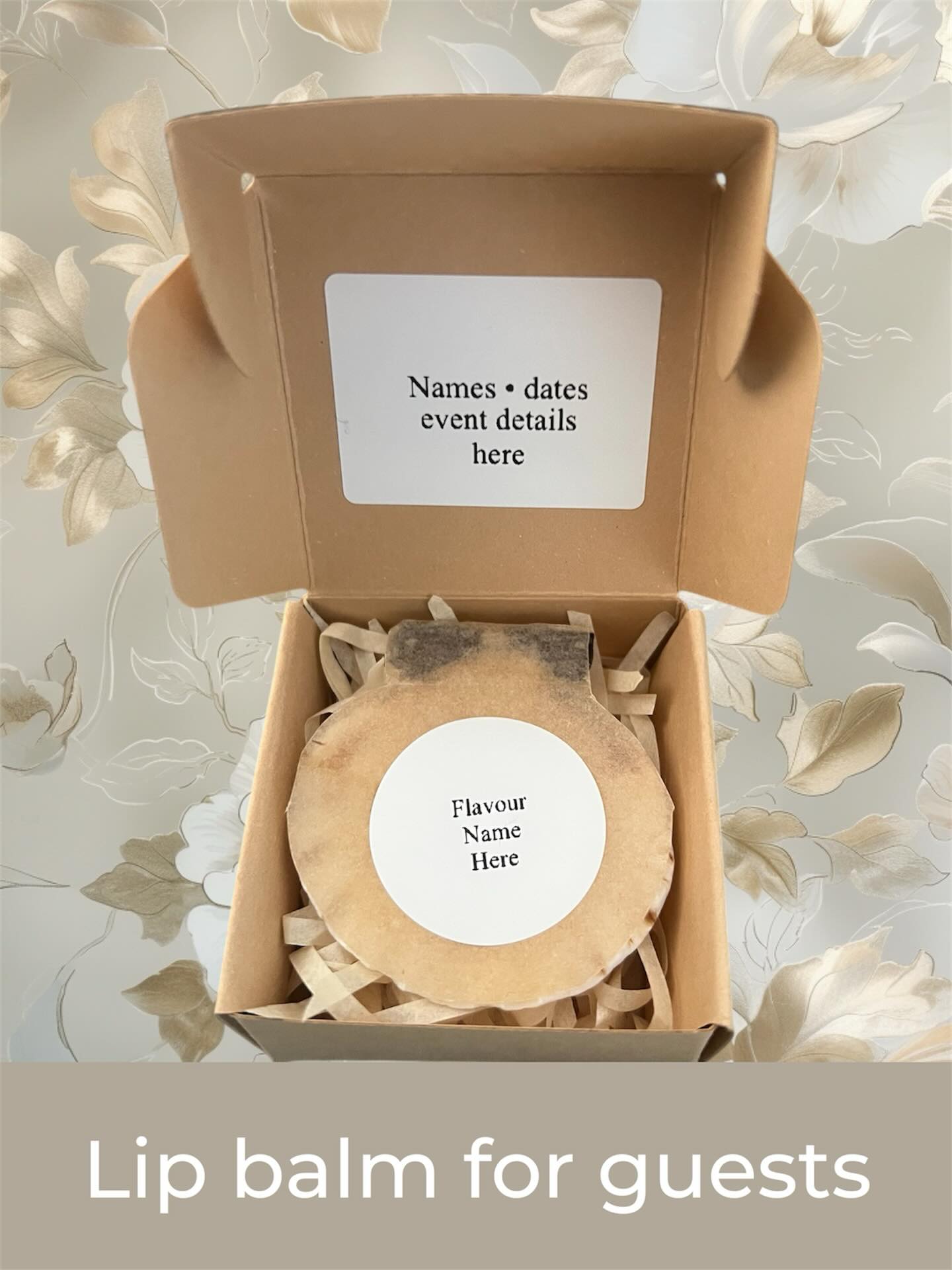 Hand made lip balms in a shell for moments shared.
Individually designed
For your wedding guests or bridal party
#lipbalm #wedding #weddinginspiration #bride #bridesmaids