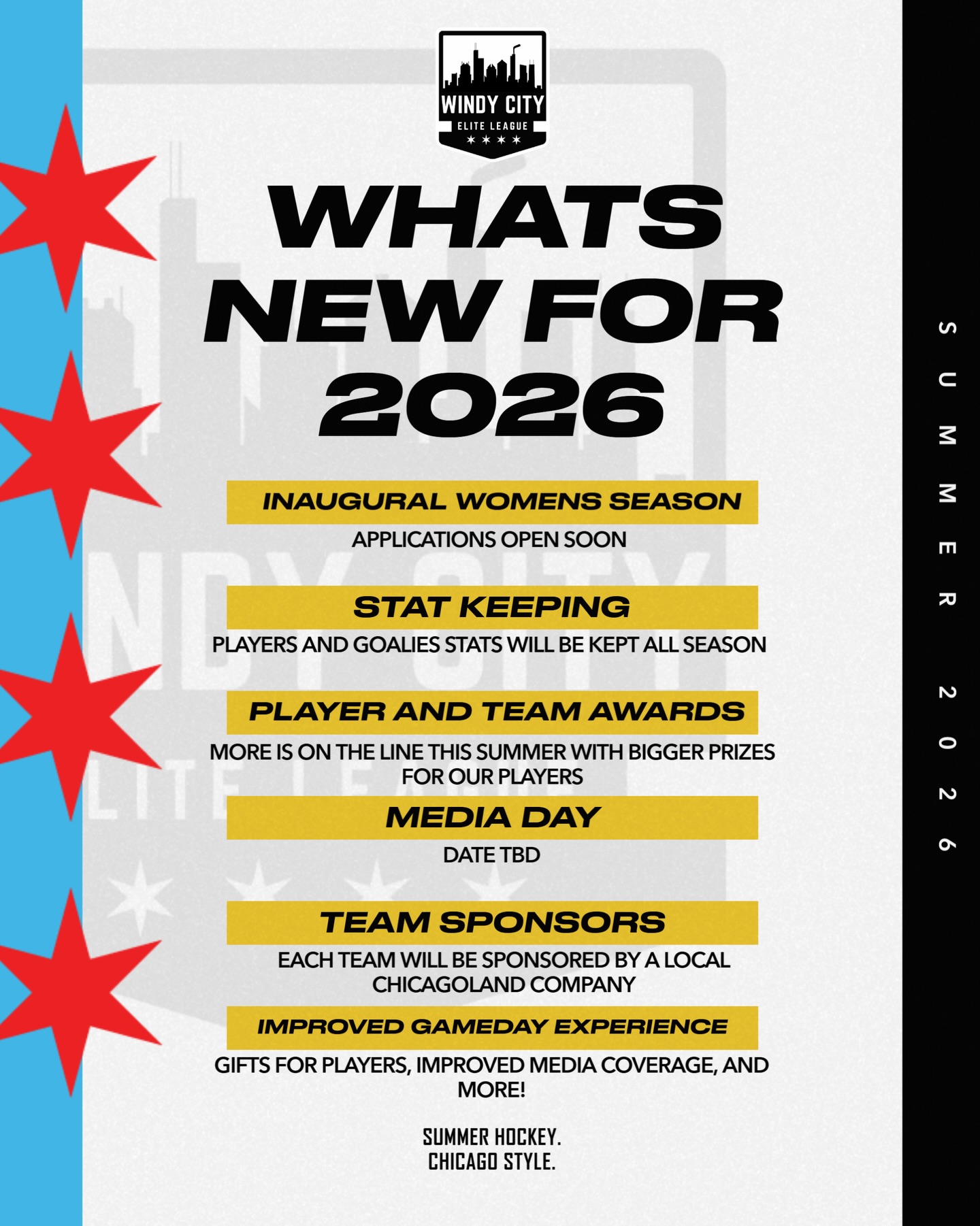 Here’s a preview at Summer 2026 👀 Stay tuned for more info #wcel