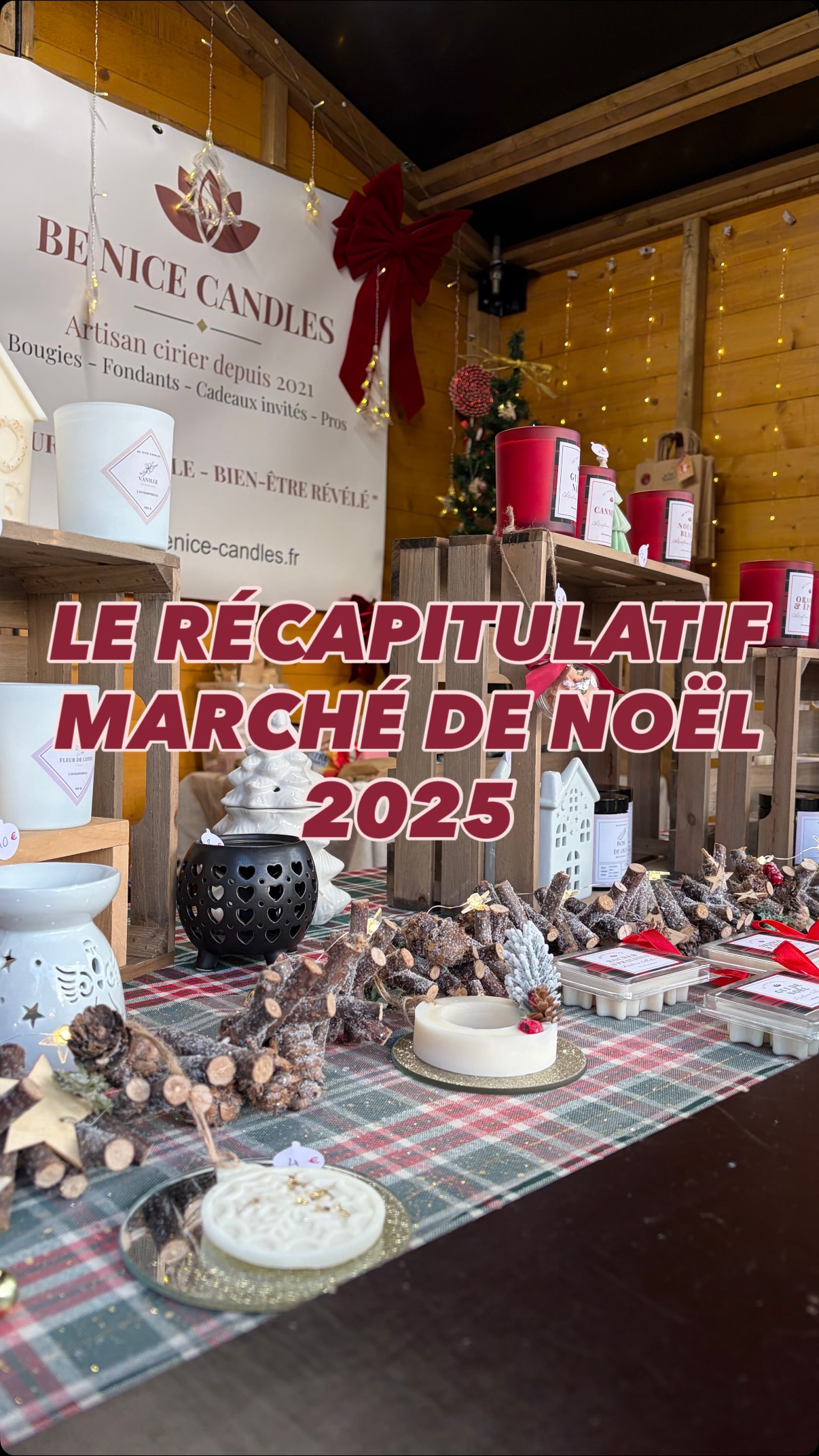 — RÉCAPITULATIF MARCHÉ DE NOËL 2025 ❄️
Comme pour toute chose, il y a du positif et du négatif ! ✨
Le marché du Saint Nicolas de Yutz, est vraiment mon marché préféré de l’année car je m’y sent vraiment à ma place, les artisans locaux sont tous vraiment solidaires, la clientèle est au rendez-vous. 🤍
Le petit bémol de cette année a été vraiment un esprit de Noël moins présent (quelques remarques pas cool de passants) et une fréquentation globalement moins élevée - mais cela a été remarqué chez tout le monde (même les chalets qui sont présents depuis + de 15 ans!). 🙏🏻
Je garde en tête quand même 2 semaines intenses mais positives, des rires, des jolis cadeaux de Noël sous vos sapins, et l’envie de revenir pour une troisième fois l’année prochaine ! ❤️
Merci à ceux qui ont pris le temps de m’écouter - désolée pour Ino qui avait envie AUSSI d’apparaître sur la vidéo 😂
#bougies #artisanat #metz #talange #artisanatfrancais