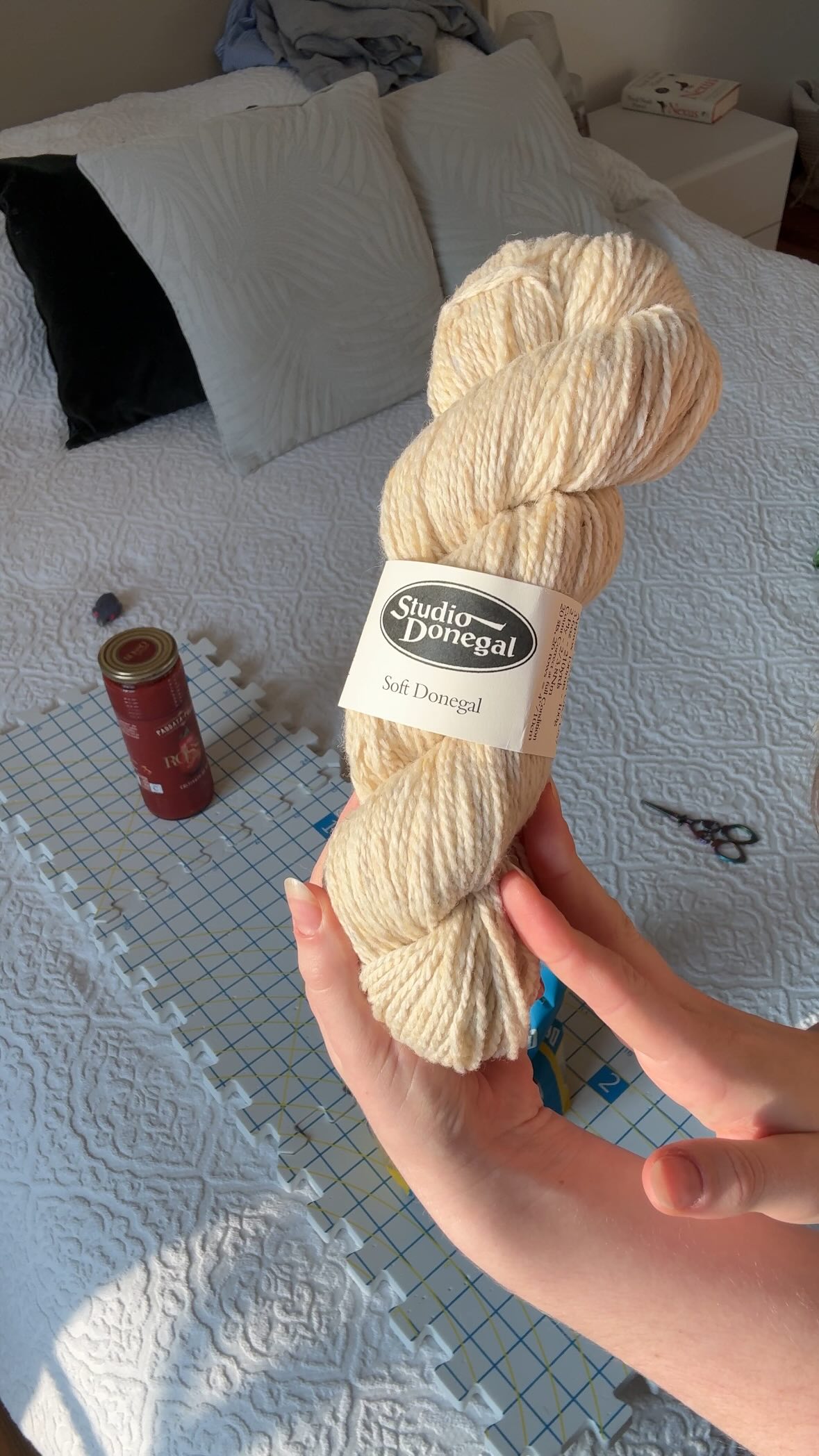 Hand-winding yarn hanks into skeins for the first time ✨
Instead of buying a yarn swift and yarn winder straight away, I chose to slow down and enjoy the process — hand-winding these hanks with patience, curiosity, intention… and of course a good true crime podcast in the background🎙️
These skeins are destined to become an Aran sweater, and I have an inkling that swatching and getting a peek at how this yarn knits up will be so so special. Here’s to hoping the sweater doesn’t take a full on year like the last one I knit 🫣
This beautiful yarn is Soft Donegal by @studiodonegal (colourway 5507 Bainin), bought from @GreatBritishYarns — and I have to give them a proper shoutout. Their yarn selection is incredible, but it was the customer care that really stood out: they helped me get my hands on the last two skeins they had from the same dye lot so I (theoretically 😅) have enough yarn to knit a full Aran knit sweater – only time will tell! 😜
Swatching coming soon, so watch this space 👀
#knitting #yarnobsessed #slowknitting #knittingproject #beautifulyarn