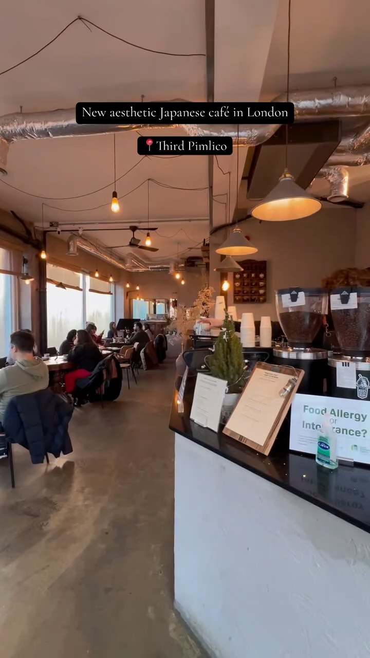 A new cozy spot has opened up in Pimlico, Third café. The interior is amazing with some traditional Japanese decoration items all around. It is spacious and bright (not so easy to find in London) so we would say perfect to go and study. But no laptop weekends!
In terms of desserts, we had a classic matcha and a chocolate pastry. Matcha was great and the pastry was pretty standard. We think it is already growing in popularity and was very crowded, so definitely worth checking out!
#fyp #londonguide #londoncafe #japanesecafe #matchalatte