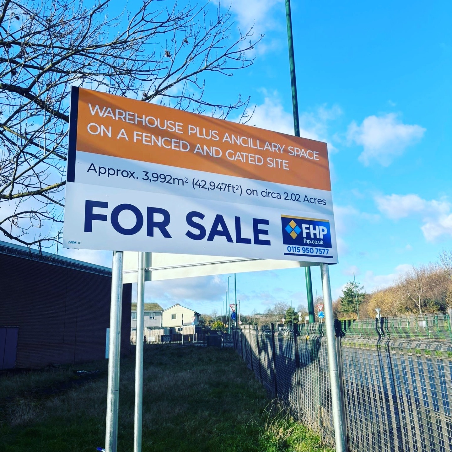 New signage for FHP this morning in cold but sunny Nottingham 😊